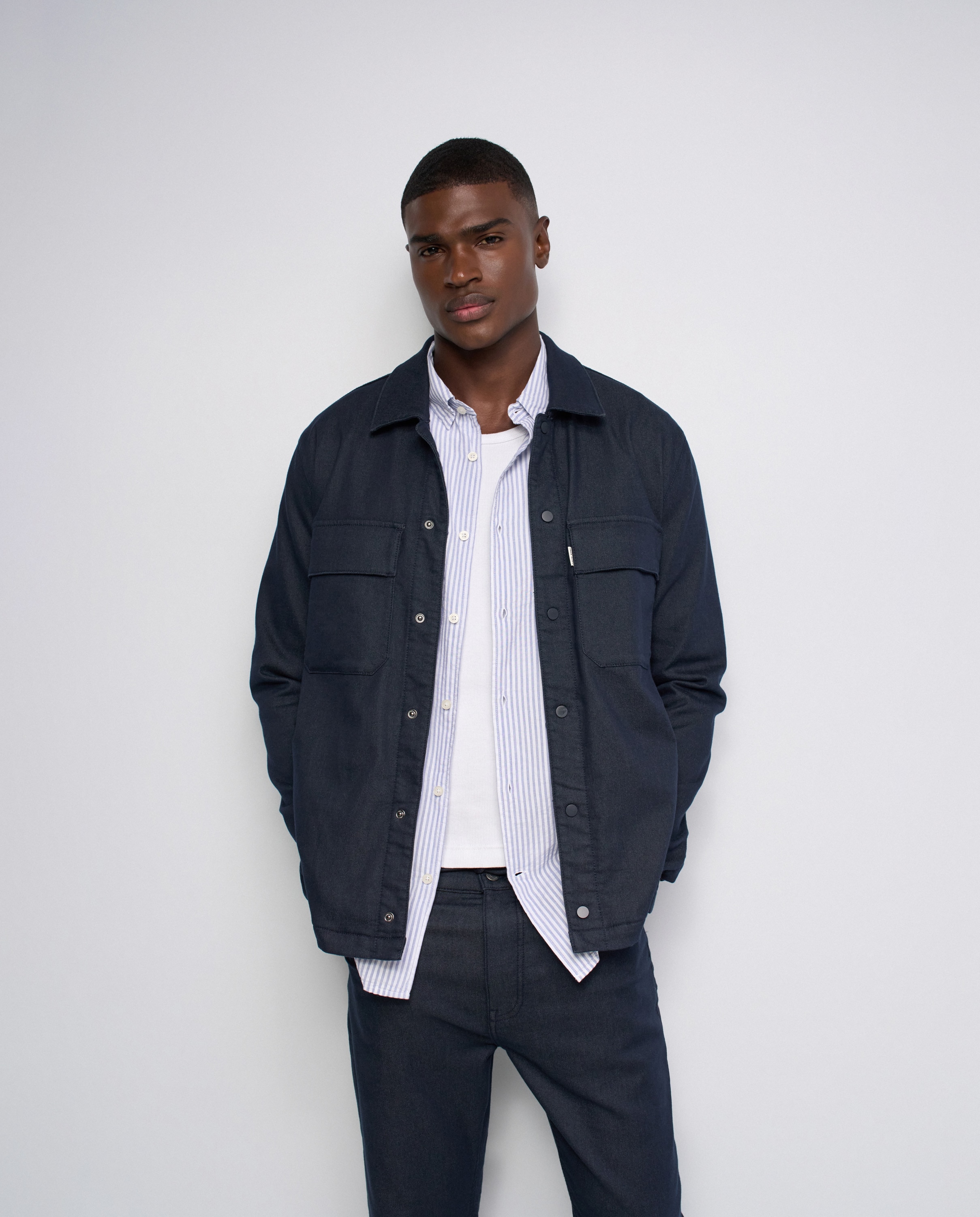 Imagen 0 de Sobrecamisa s-activ de hombre Azul