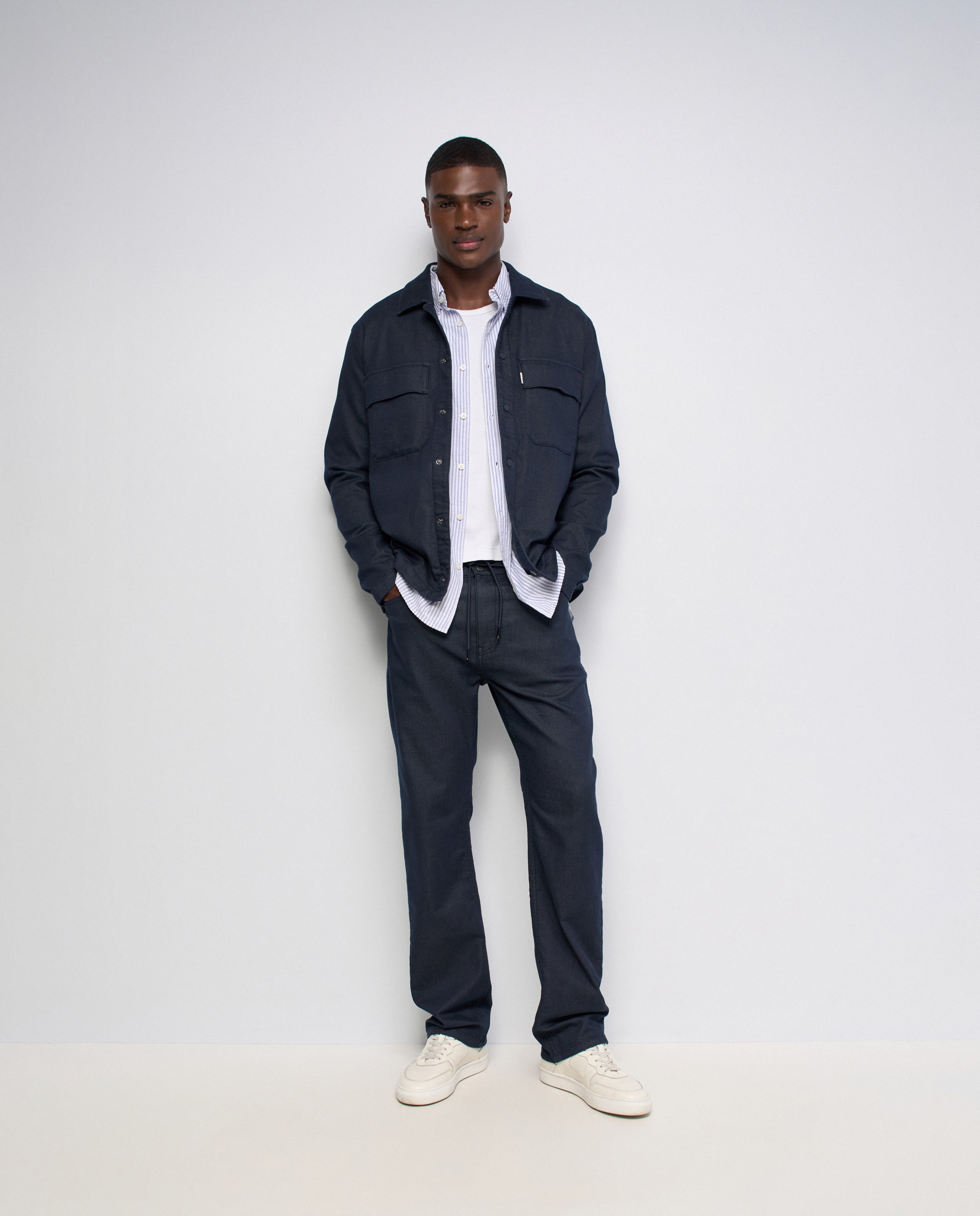 Sobrecamisa s-activ de hombre - Salsa Jeans - Azul Azul-5