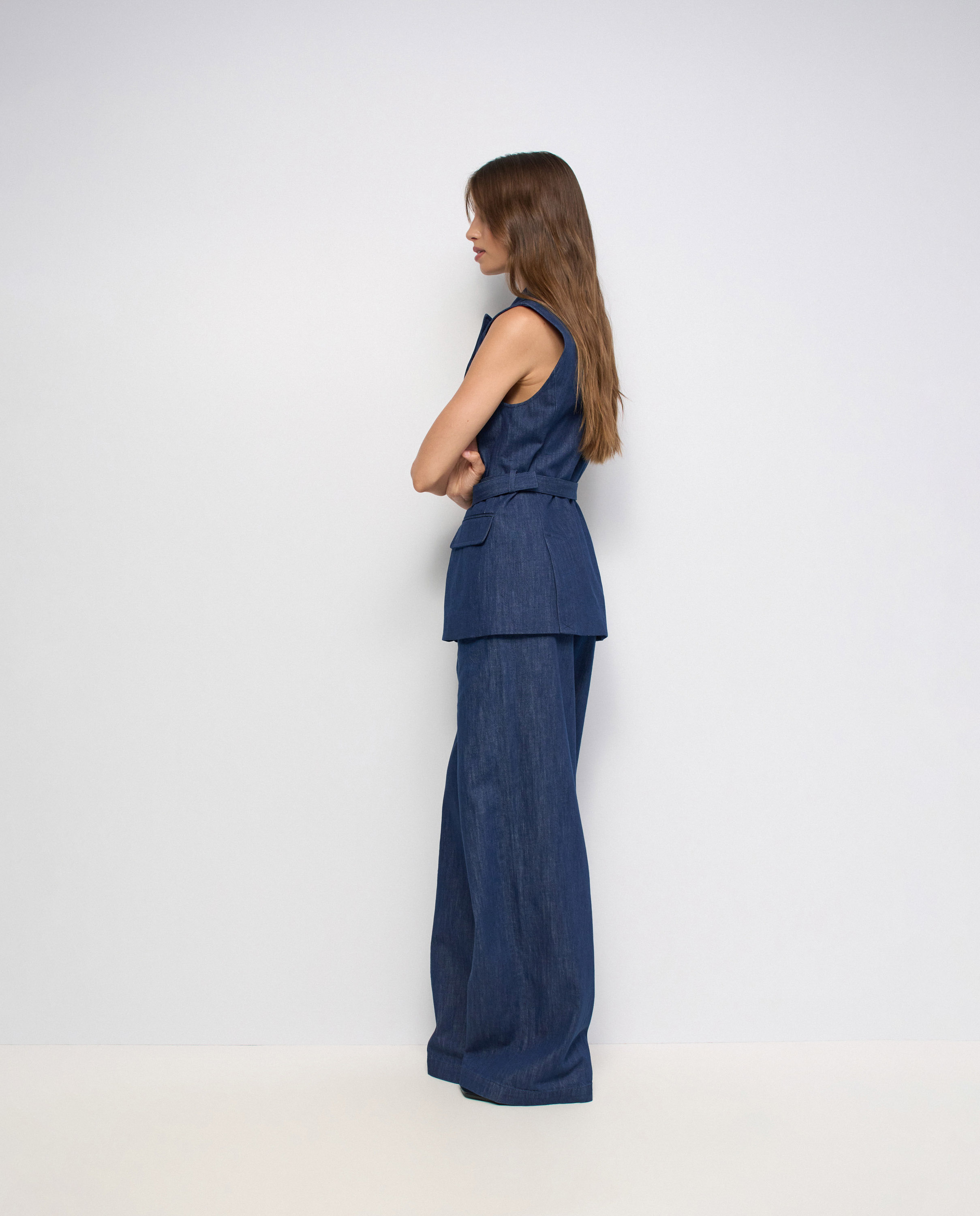 Chaleco de lightdenim de mujer - Salsa Jeans - Azul Azul-2