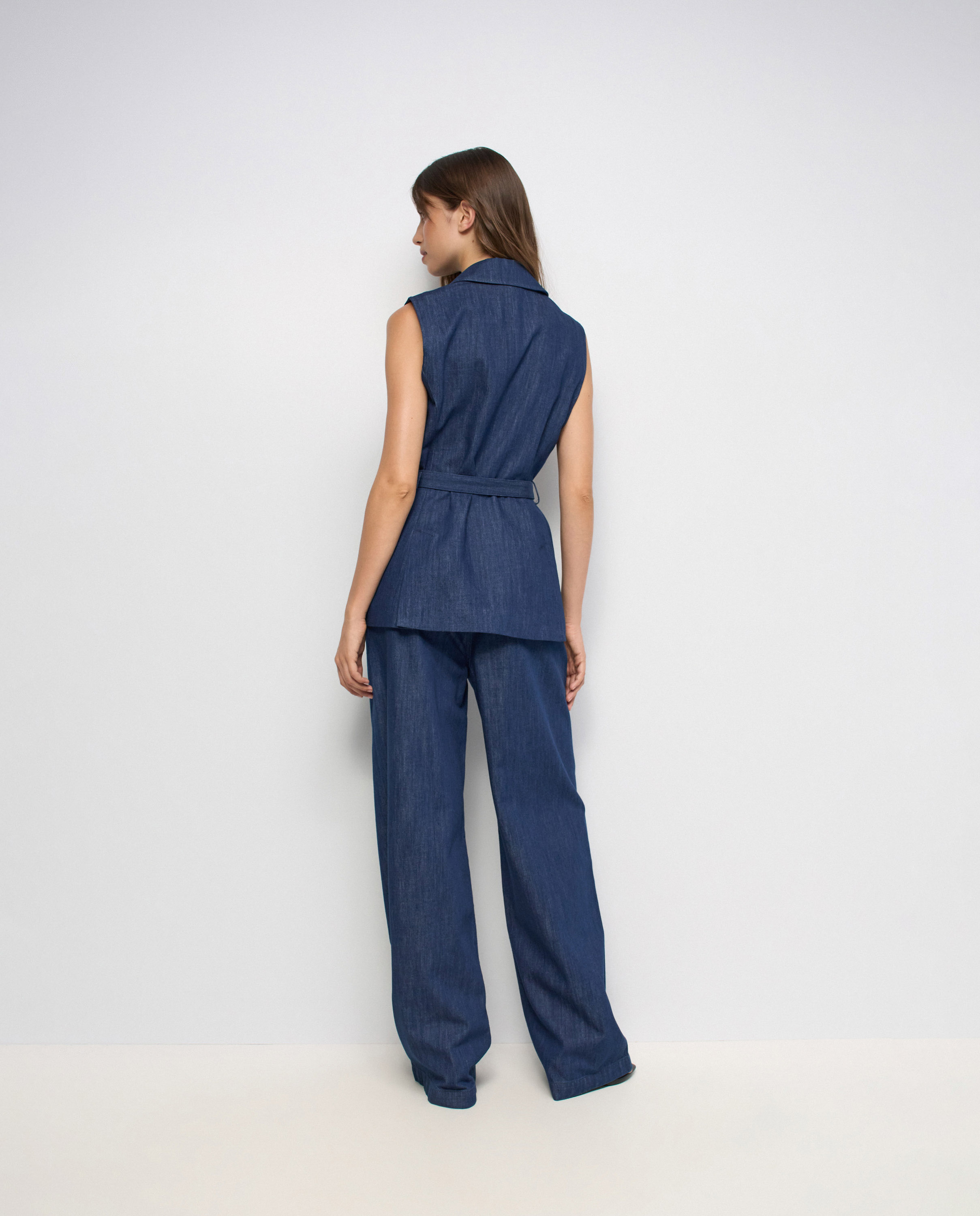 Chaleco de lightdenim de mujer - Salsa Jeans - Azul Azul-3