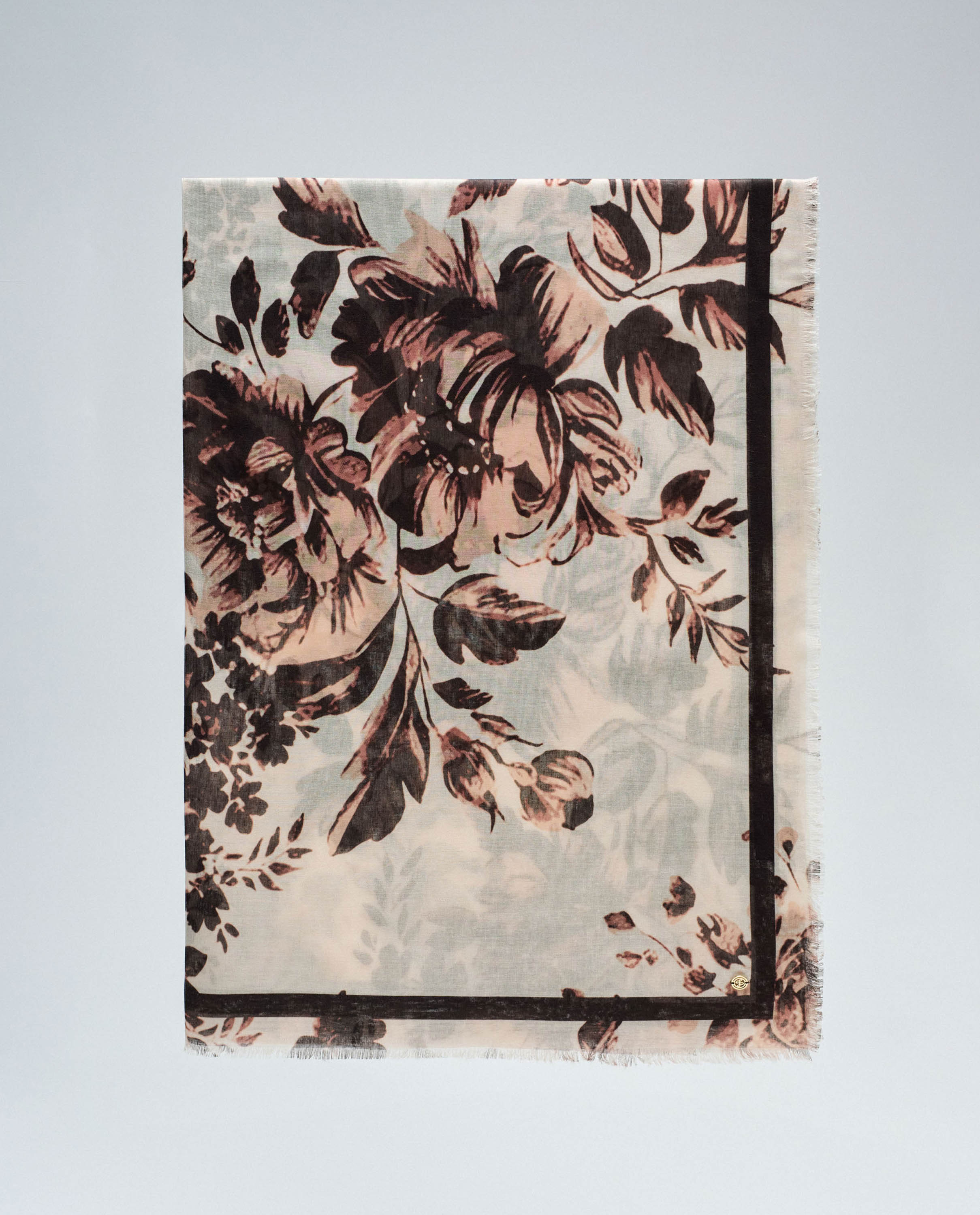 Imagen 5 de Foulard con estampado floral de mujer - Salsa Jeans - Marrón Marrón