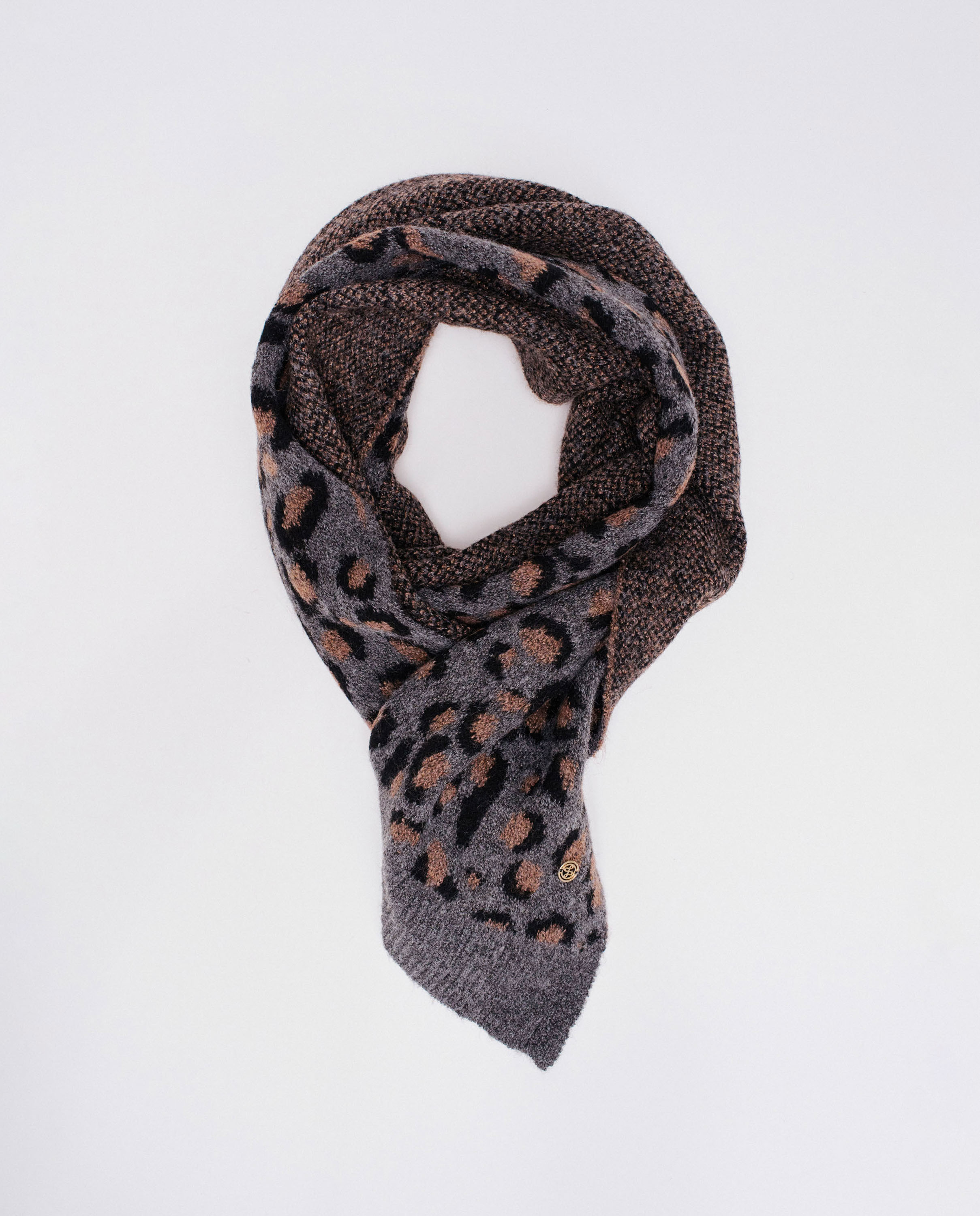 Imagen 3 de Bufanda animal print de mujer - Salsa Jeans - Marrón Marrón