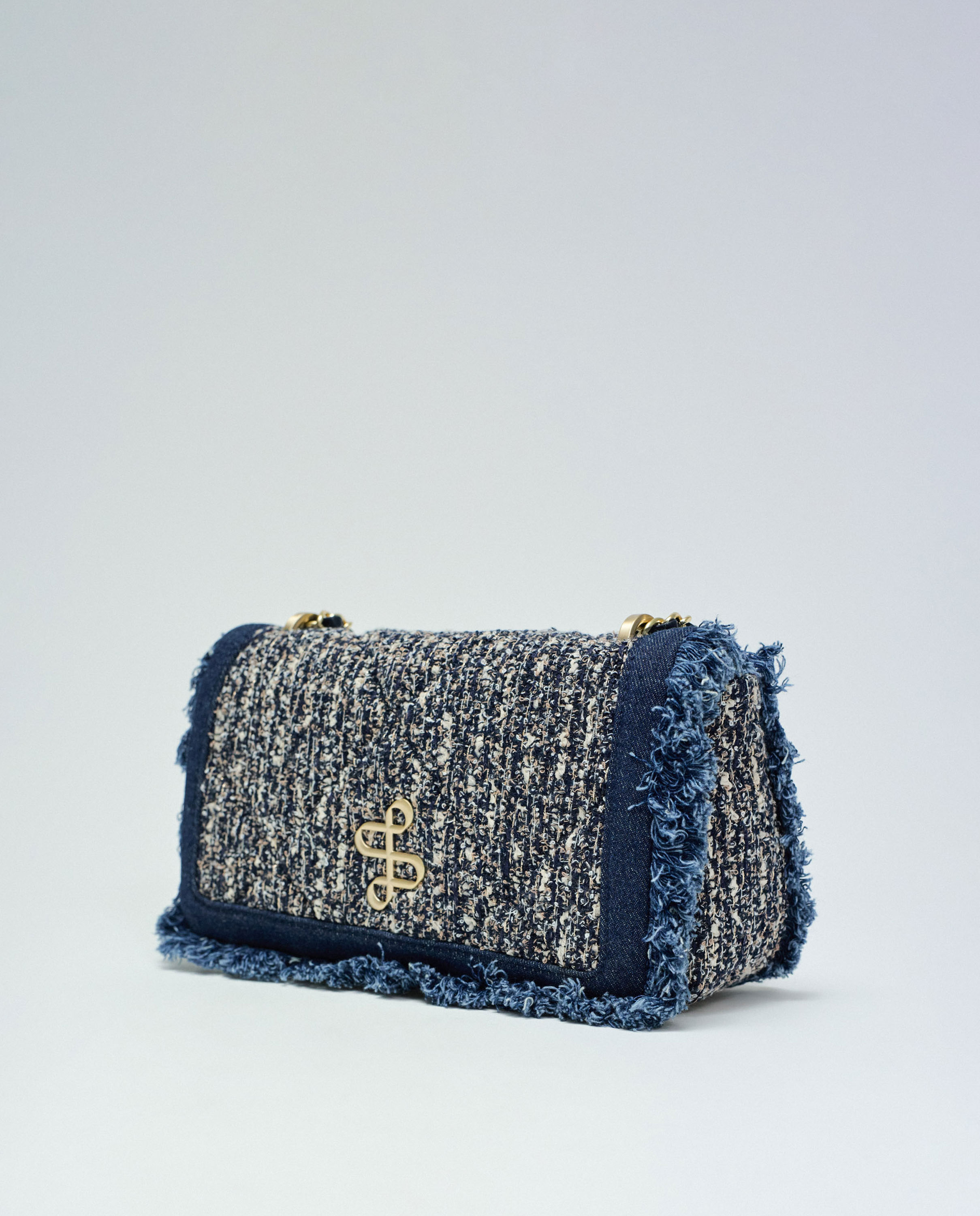 Bolso de tweed de mujer - Salsa Jeans - Azul Azul-3