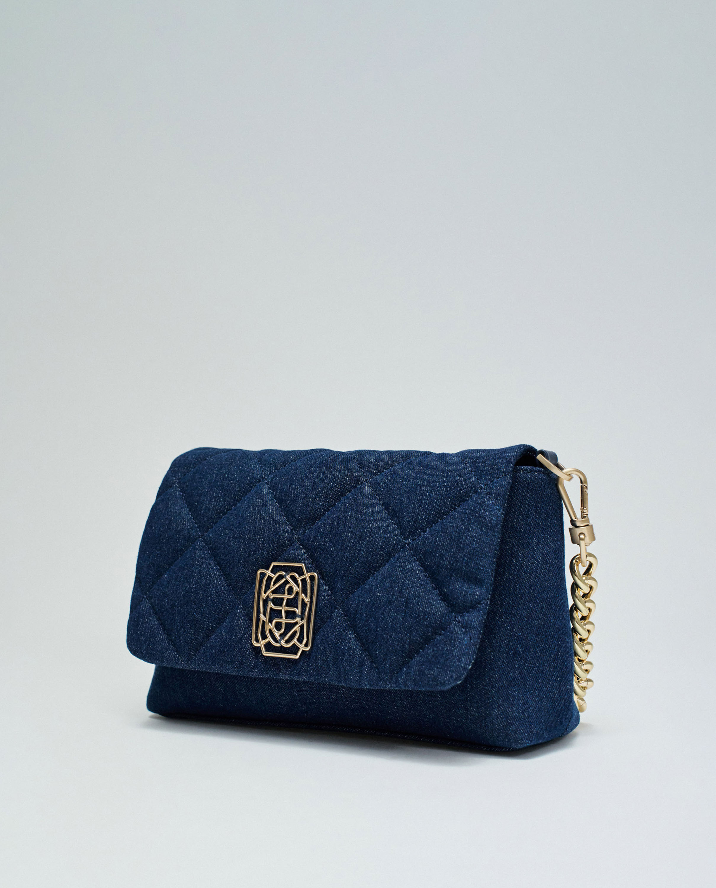 Bolso acolchado de denim de mujer - Salsa Jeans - Azul Azul-3