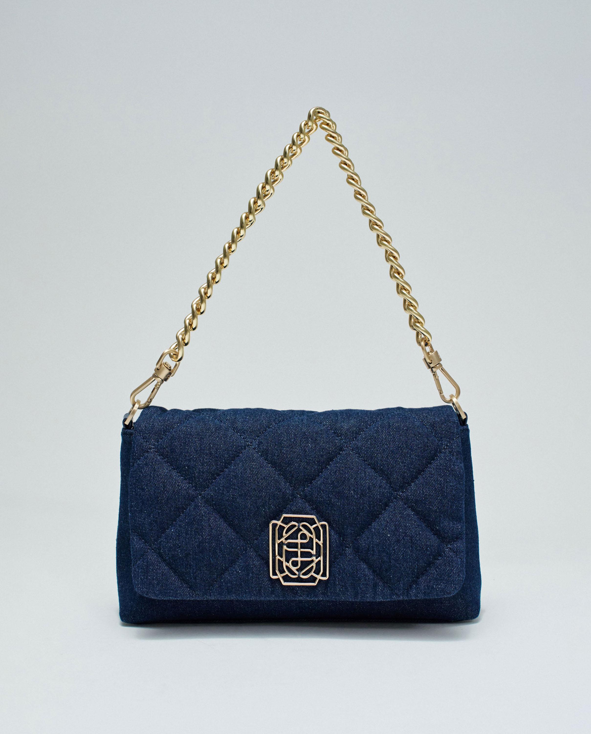 Bolso acolchado de denim de mujer - Salsa Jeans - Azul Azul-4