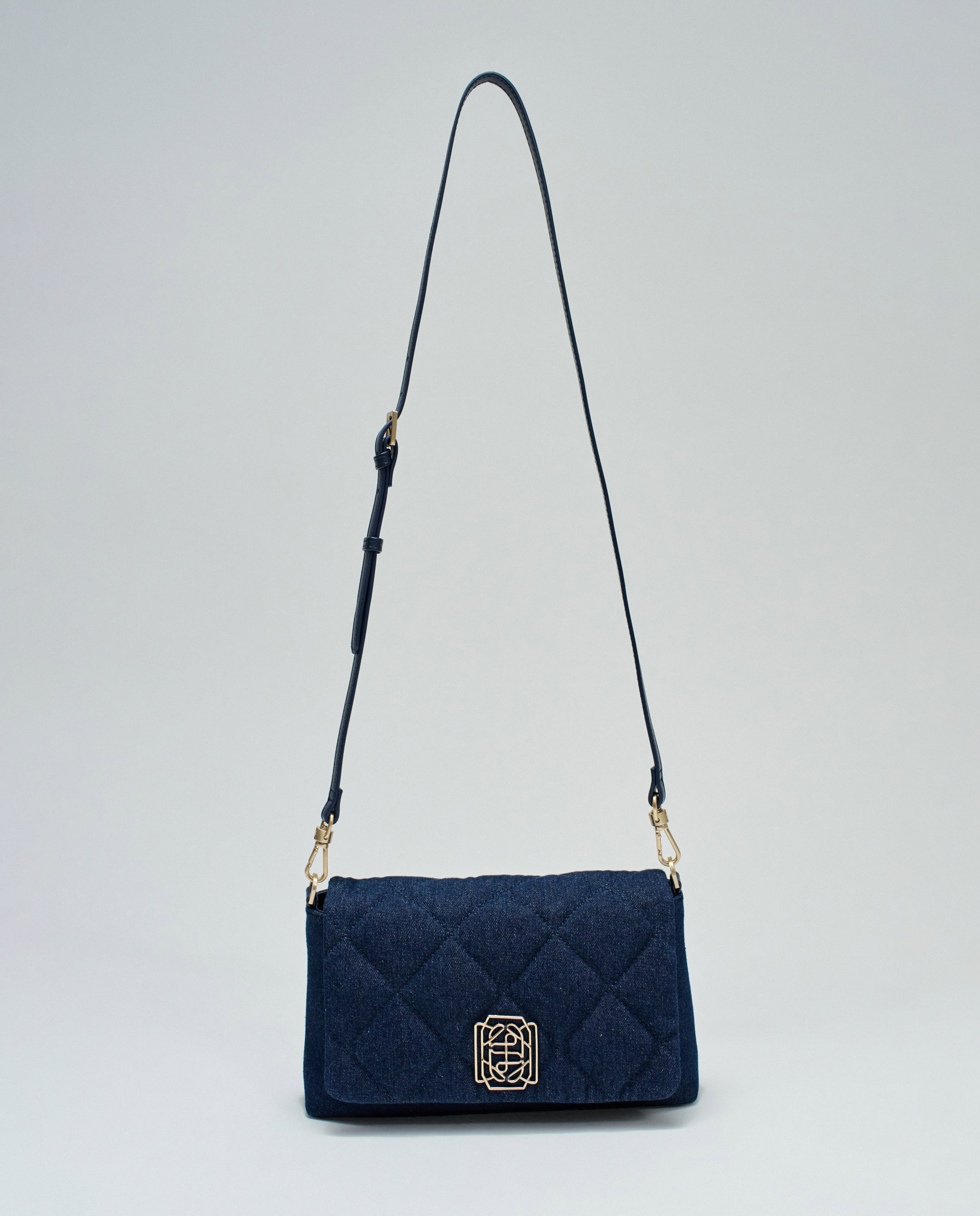 Bolso acolchado de denim de mujer - Salsa Jeans - Azul Azul-5