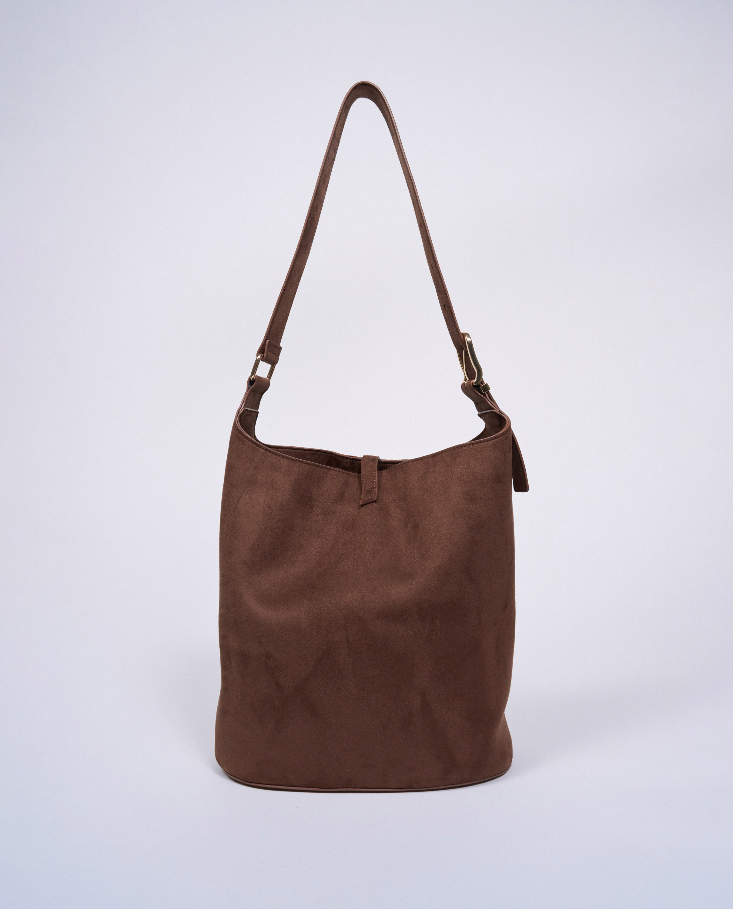 Totebag efecto ante de mujer - Salsa Jeans - Marrón Marrón-2