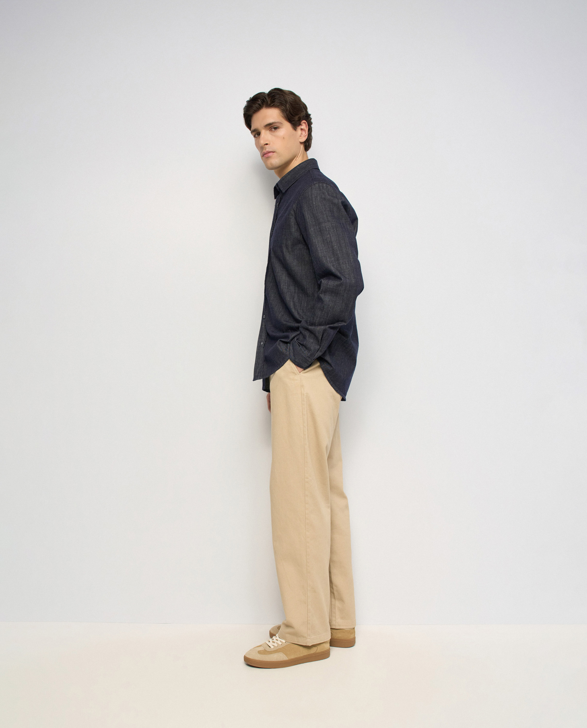 Camisa denim de hombre - Salsa Jeans - Azul Azul-2