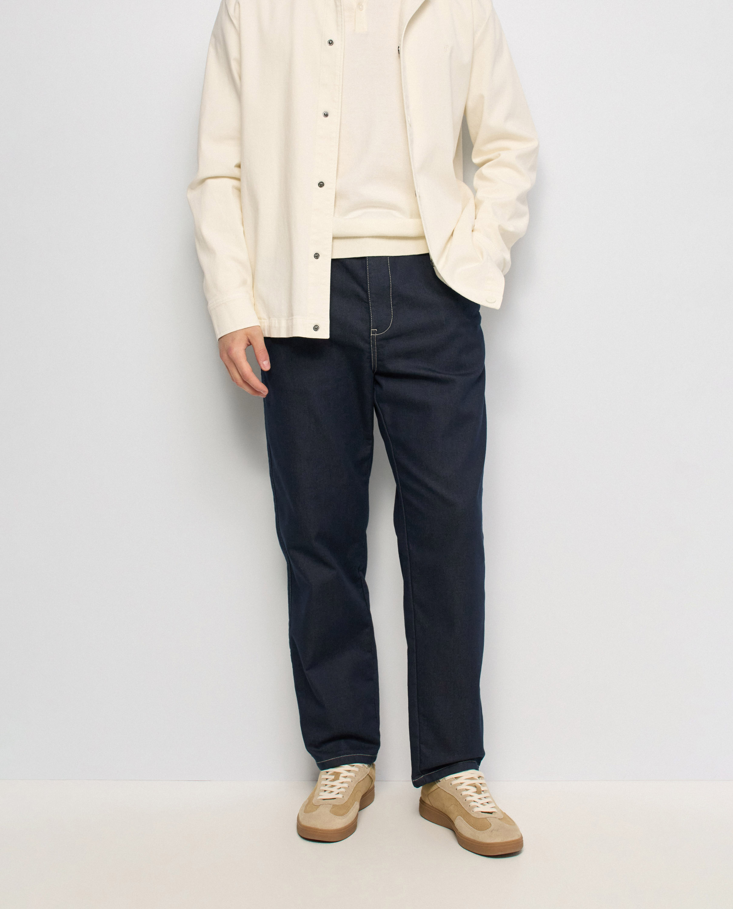 Imagen 0 de Pantalones chino relaxed fit de hombre Azul