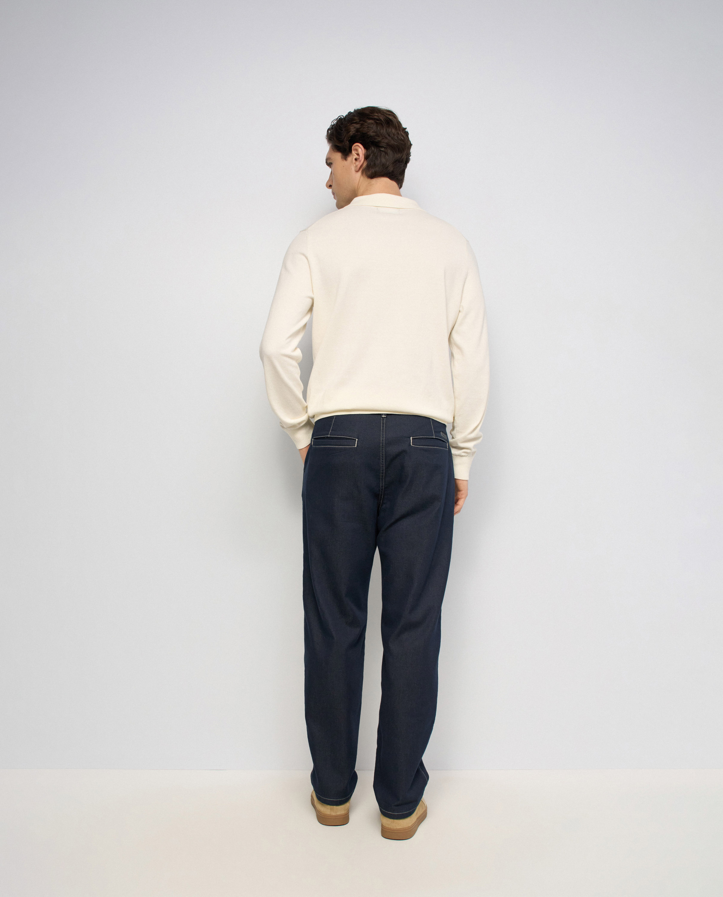 Pantalones chino relaxed fit de hombre - Salsa Jeans - Azul Azul-3