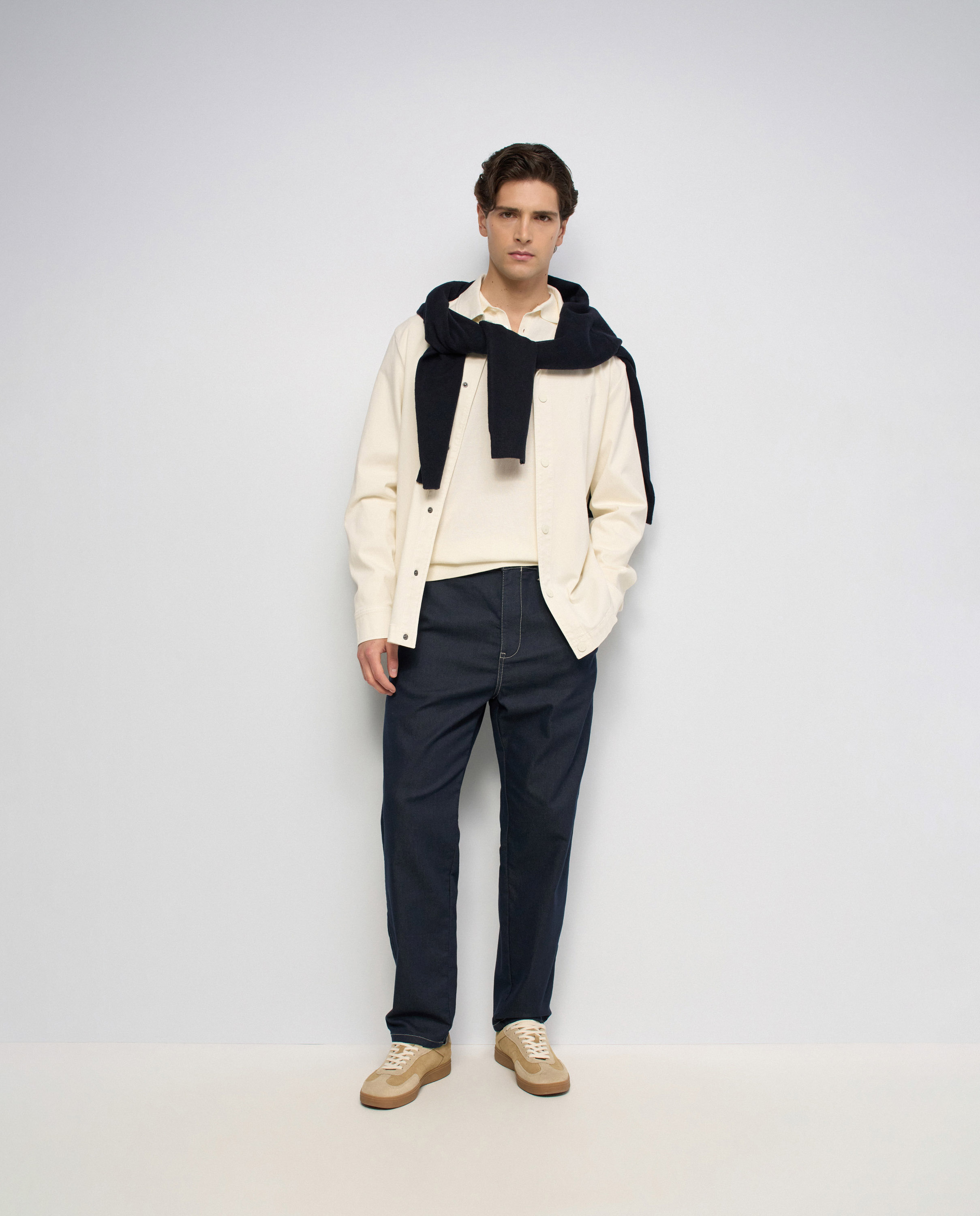 Pantalones chino relaxed fit de hombre - Salsa Jeans - Azul Azul-5