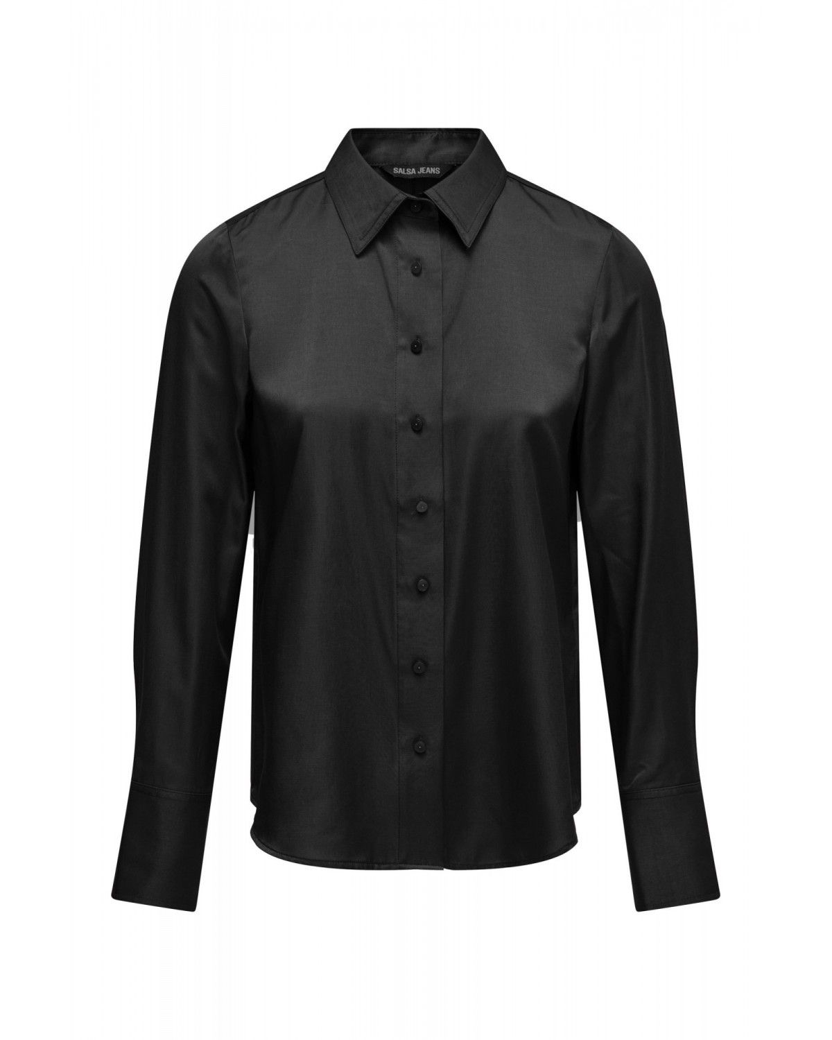 Camisa satinada de mujer - Salsa Jeans - Negro Negro-6