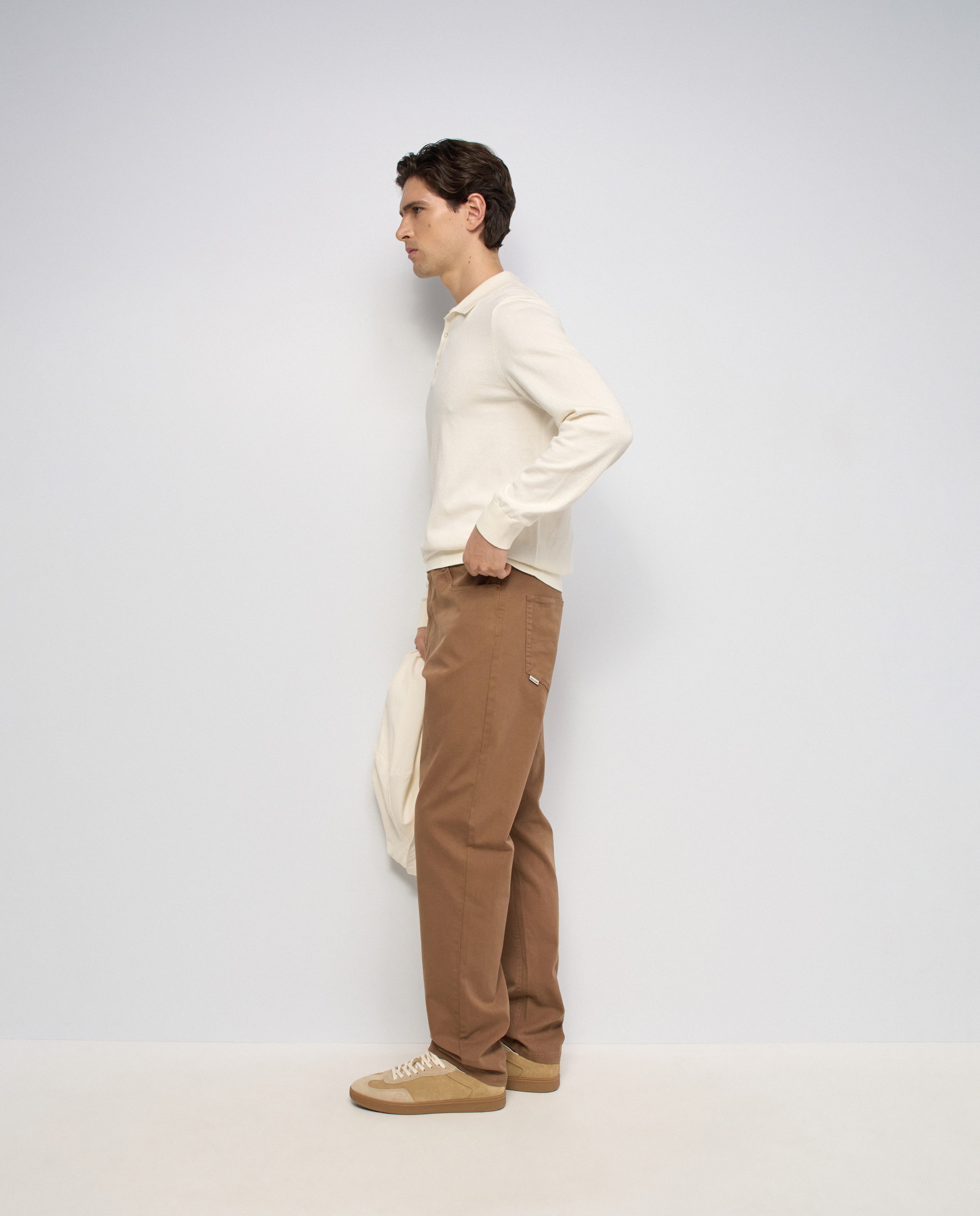 Pantalones relaxed fit de hombre - Salsa Jeans - Marrón Marrón-2