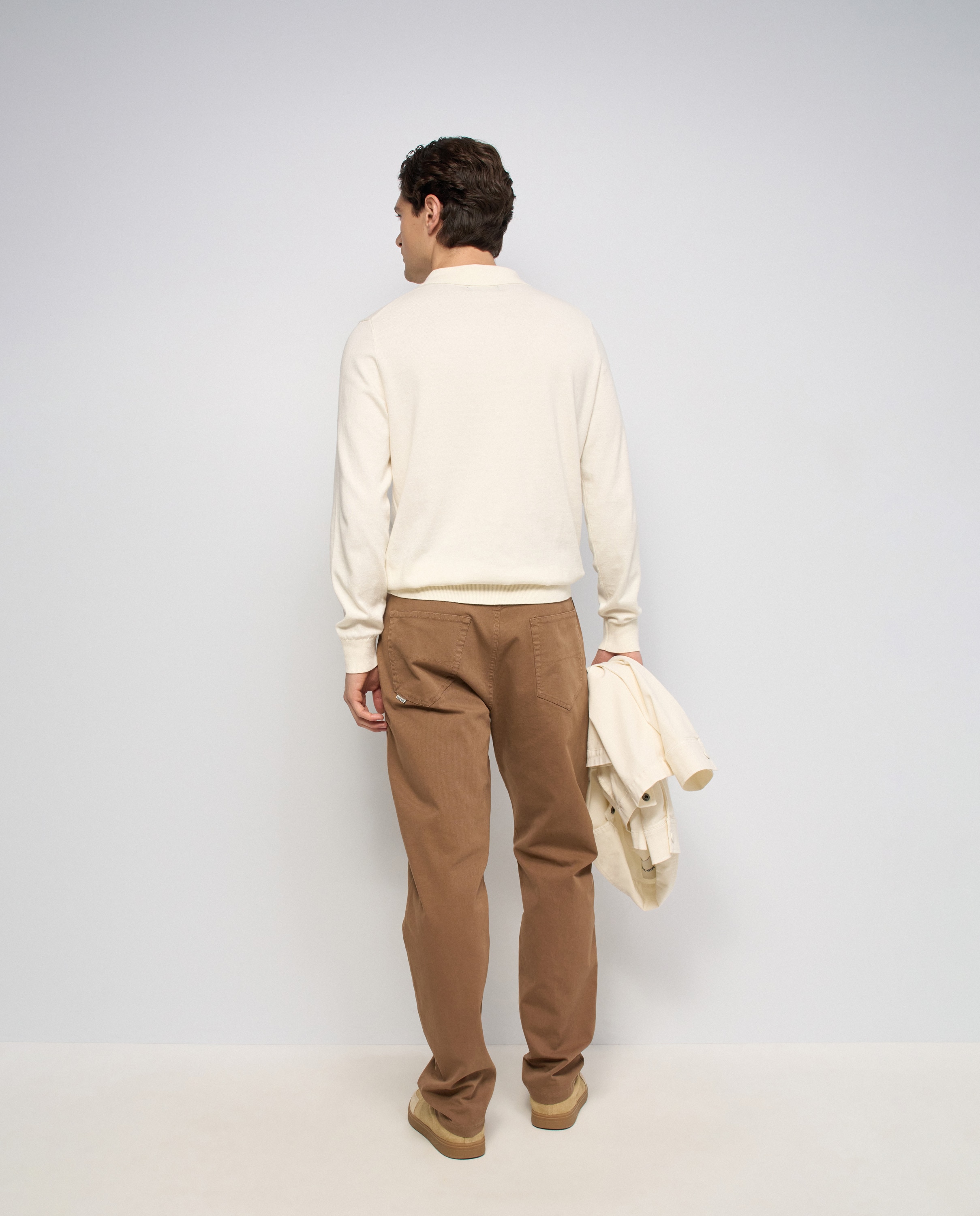 Pantalones relaxed fit de hombre - Salsa Jeans - Marrón Marrón-3