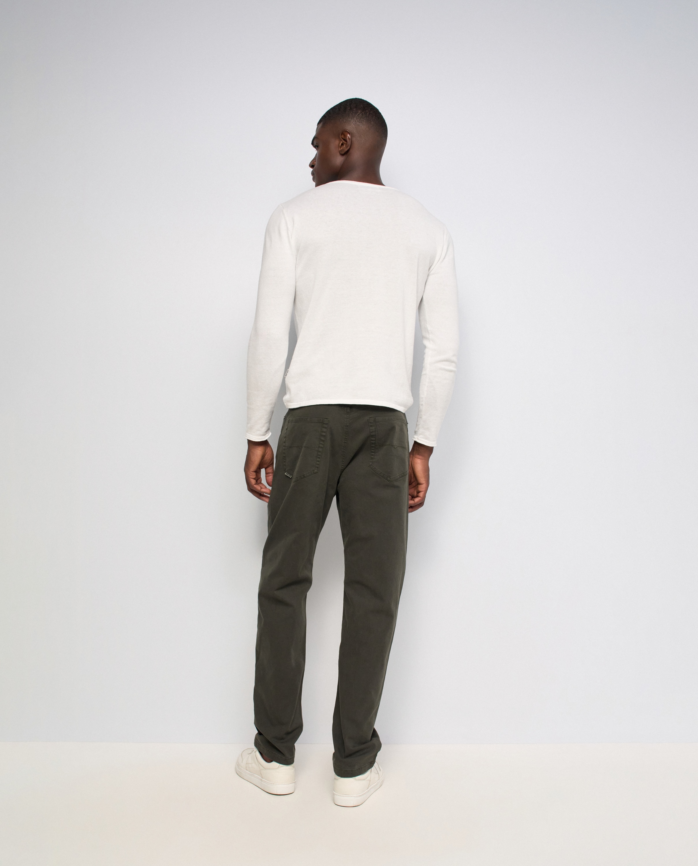 Pantalones relaxed fit de hombre - Salsa Jeans - Verde Verde-3