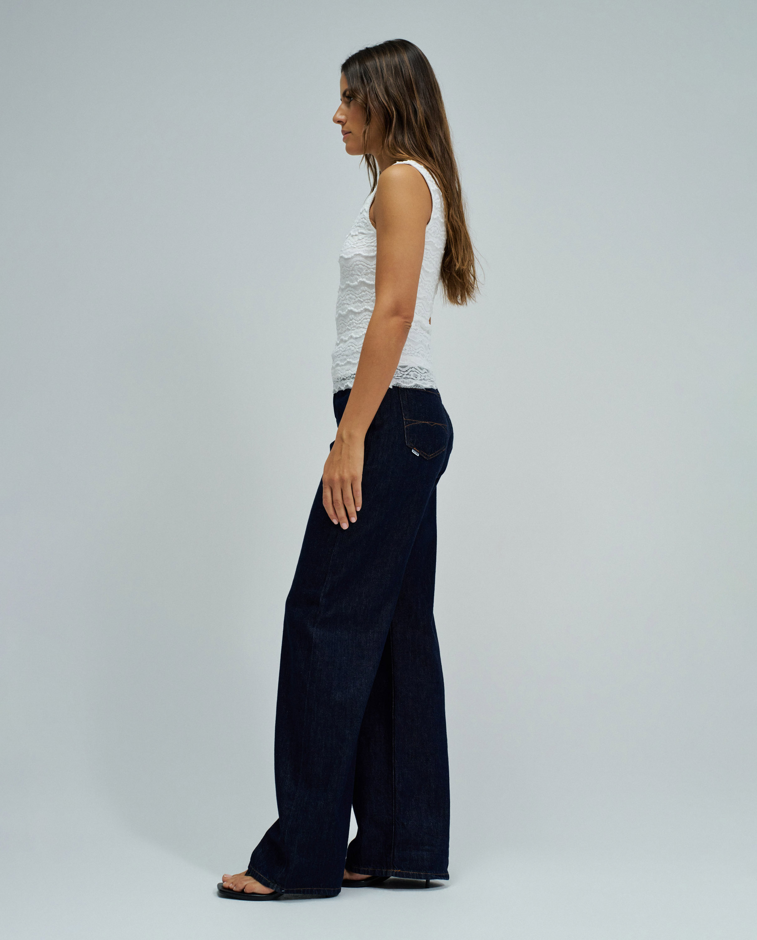 Top de encaje de mujer - Salsa Jeans - Blanco Blanco-2