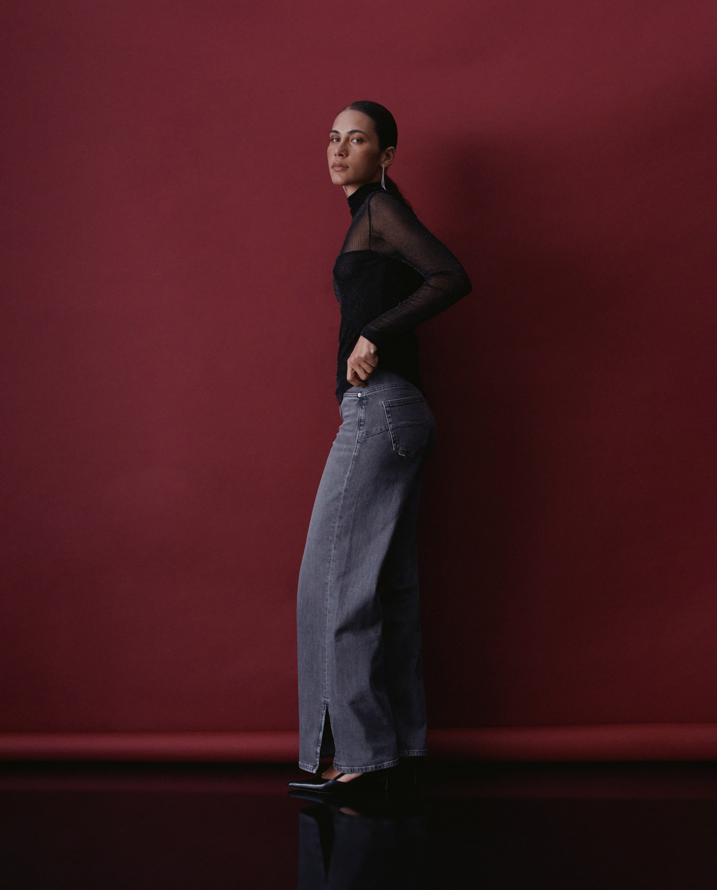 Imagen 2 de Top de tul de mujer - Salsa Jeans - Negro Negro
