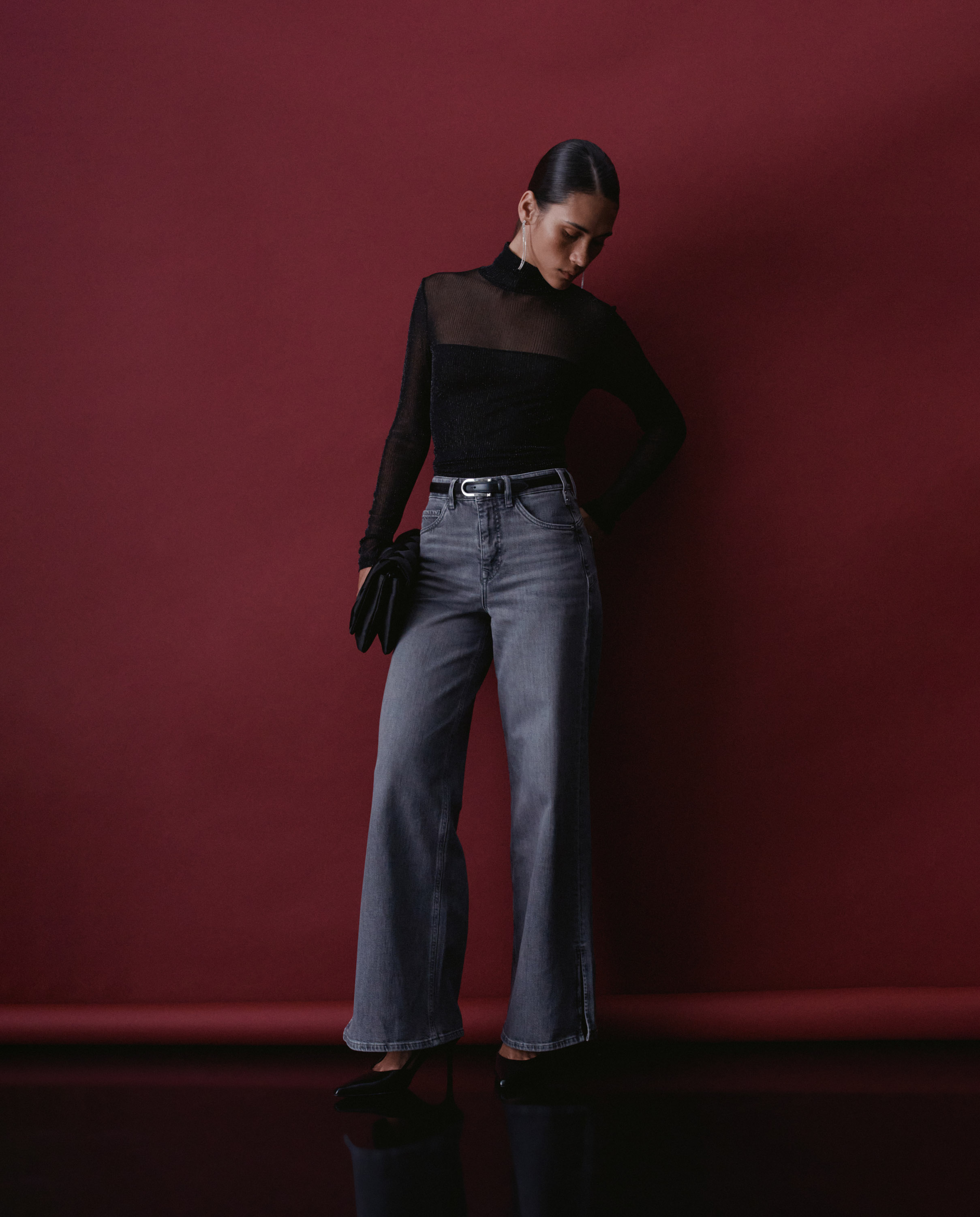 Imagen 5 de Top de tul de mujer - Salsa Jeans - Negro Negro