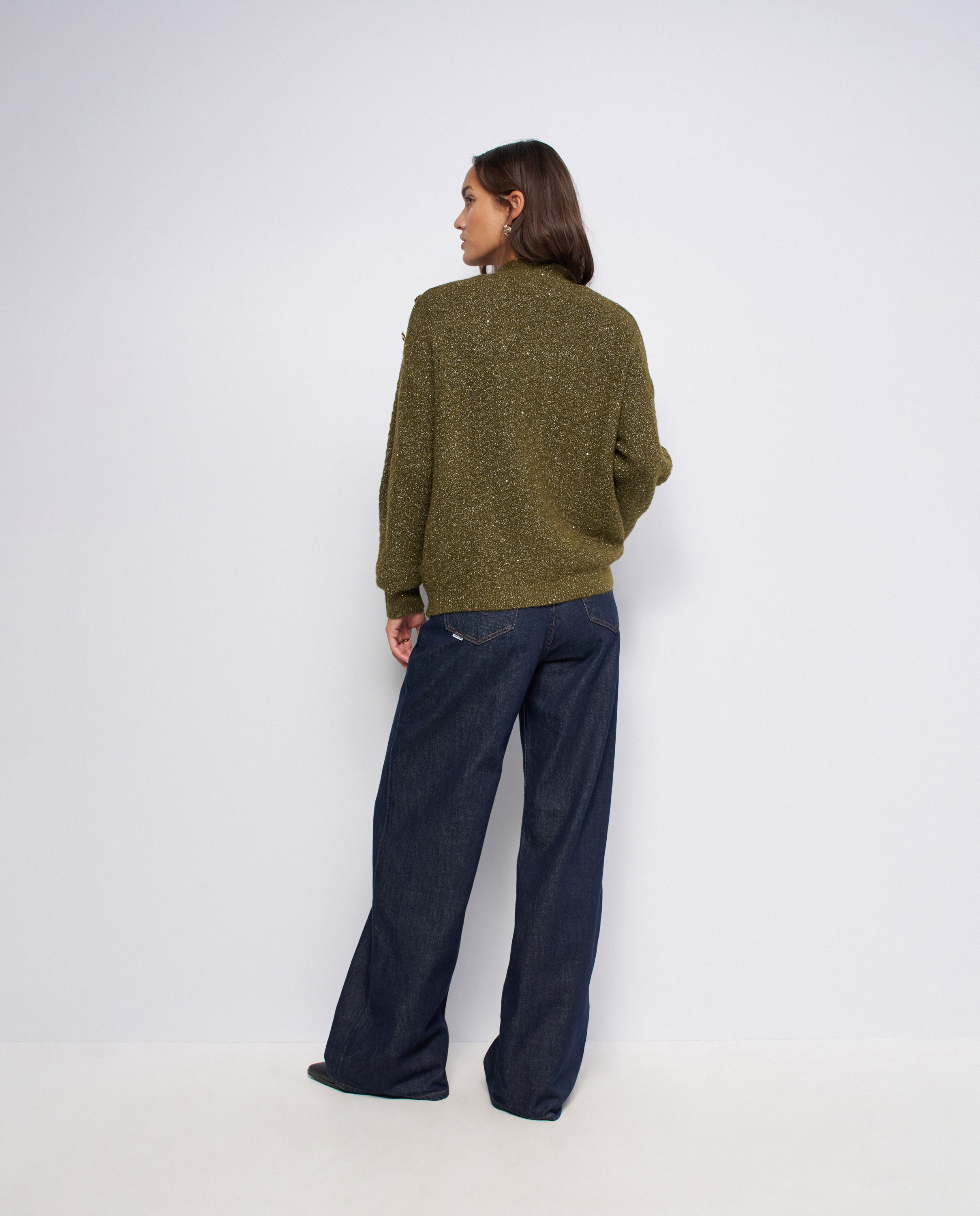 Imagen 3 de Jersey de punto de mujer - Salsa Jeans - Verde Verde