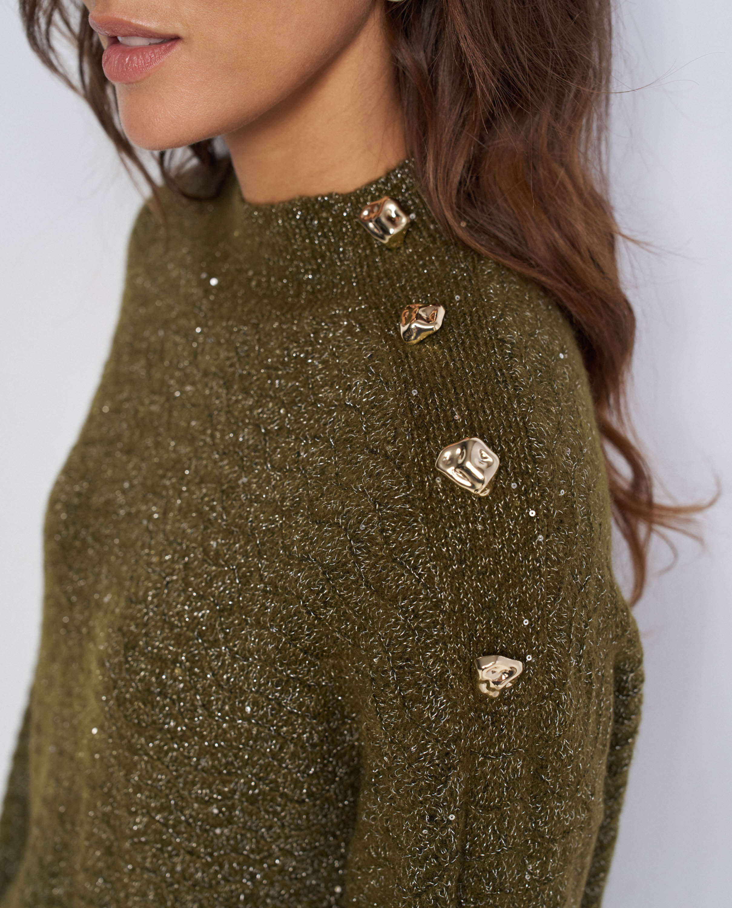 Imagen 4 de Jersey de punto de mujer - Salsa Jeans - Verde Verde