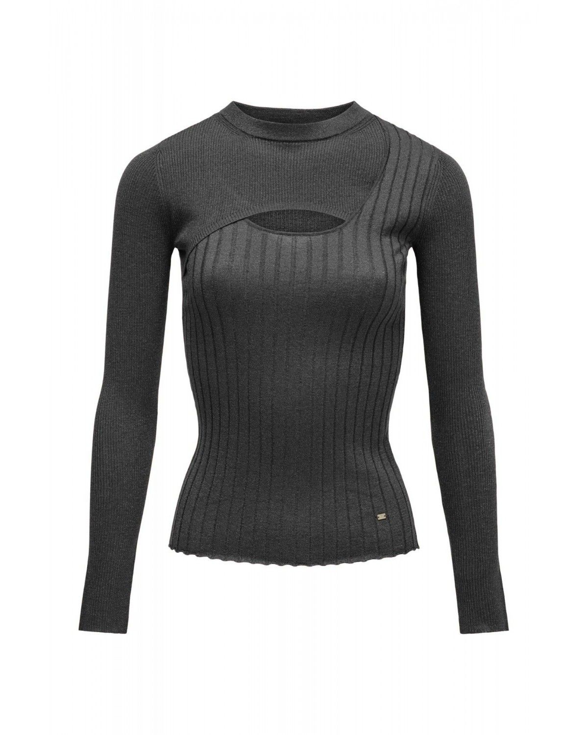 Imagen 6 de Jersey de punto fino con lurex de mujer - Salsa Jeans - Naranja Naranja