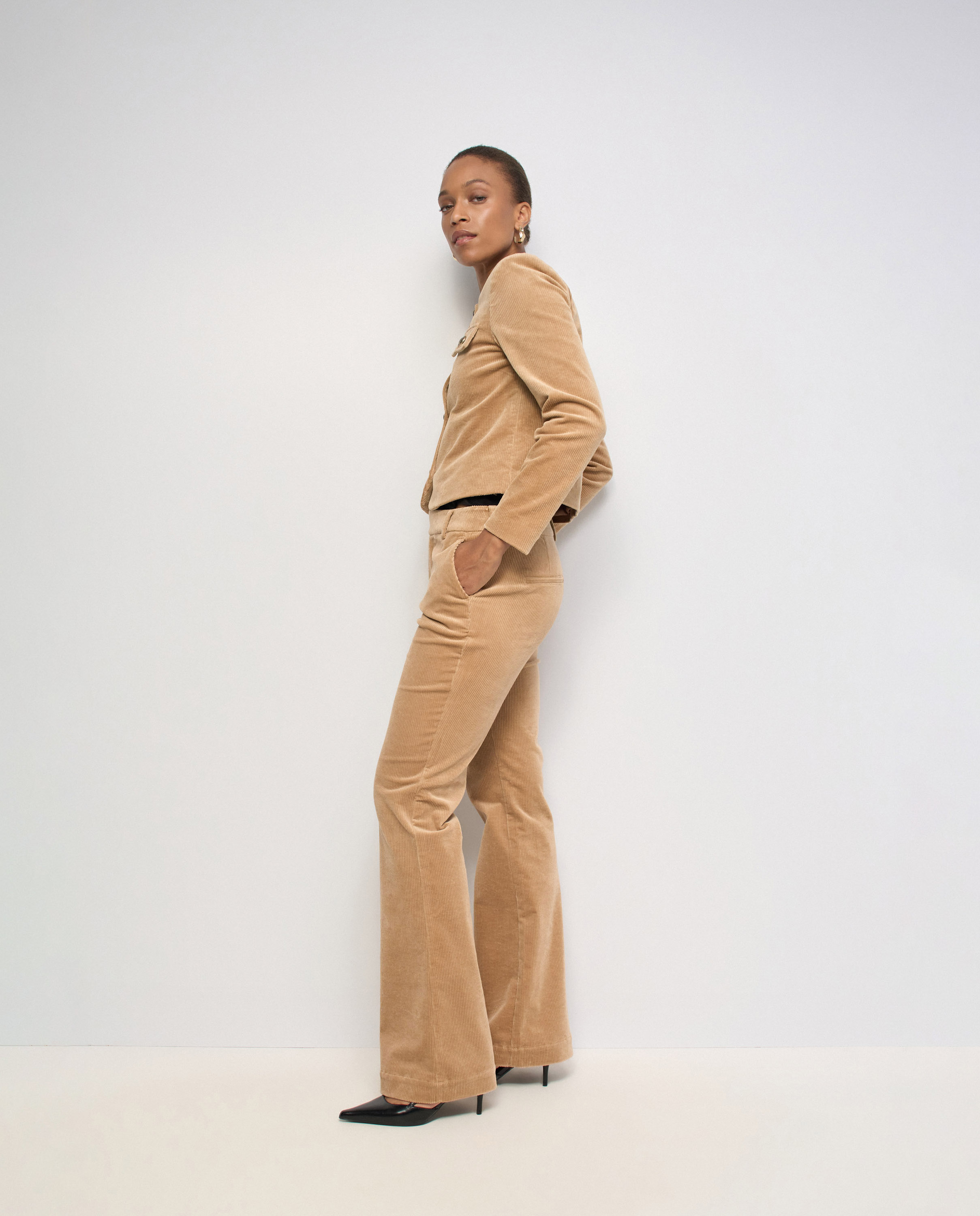 Chaqueta de pana de mujer - Salsa Jeans - Marrón Marrón-2