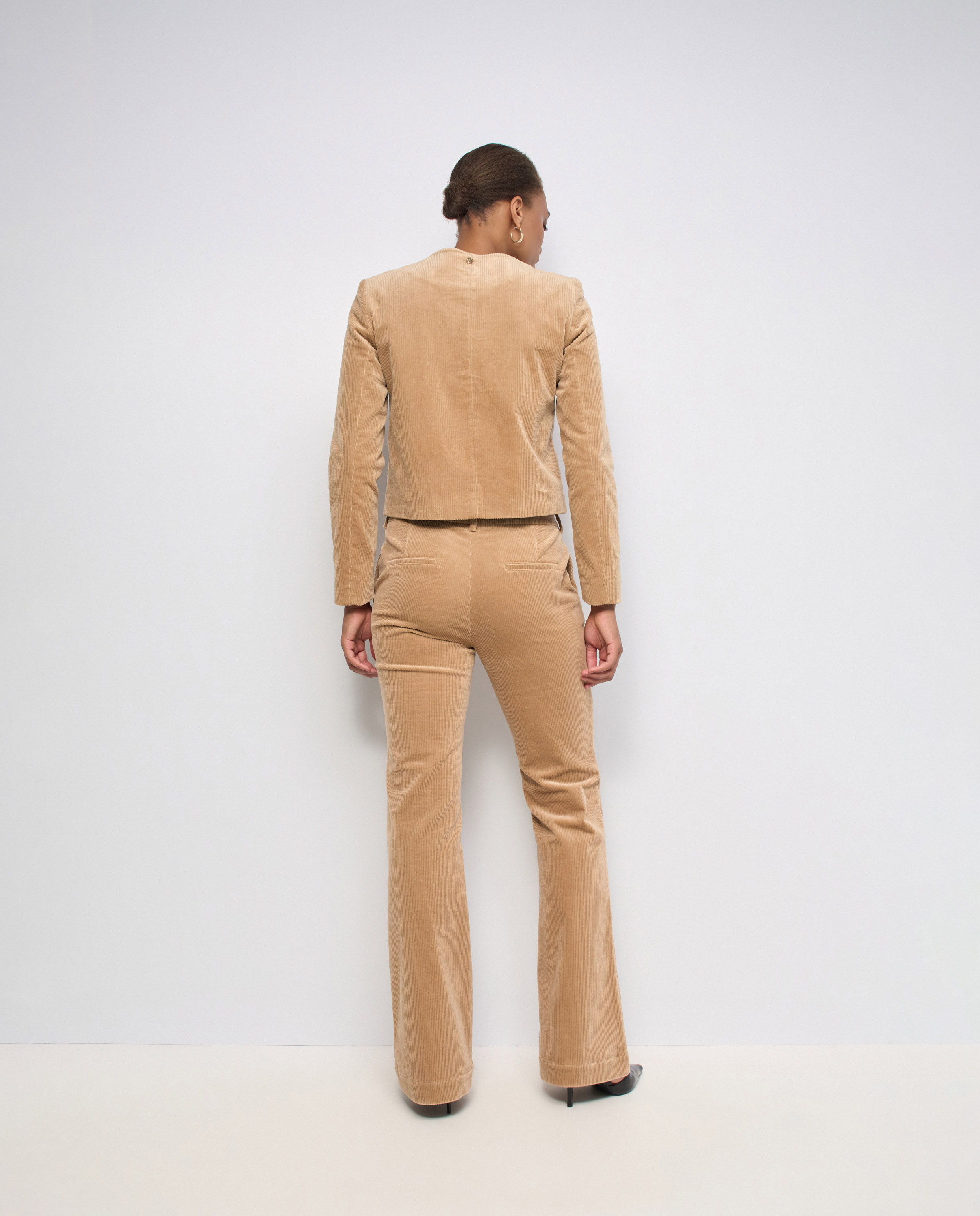 Chaqueta de pana de mujer - Salsa Jeans - Marrón Marrón-3