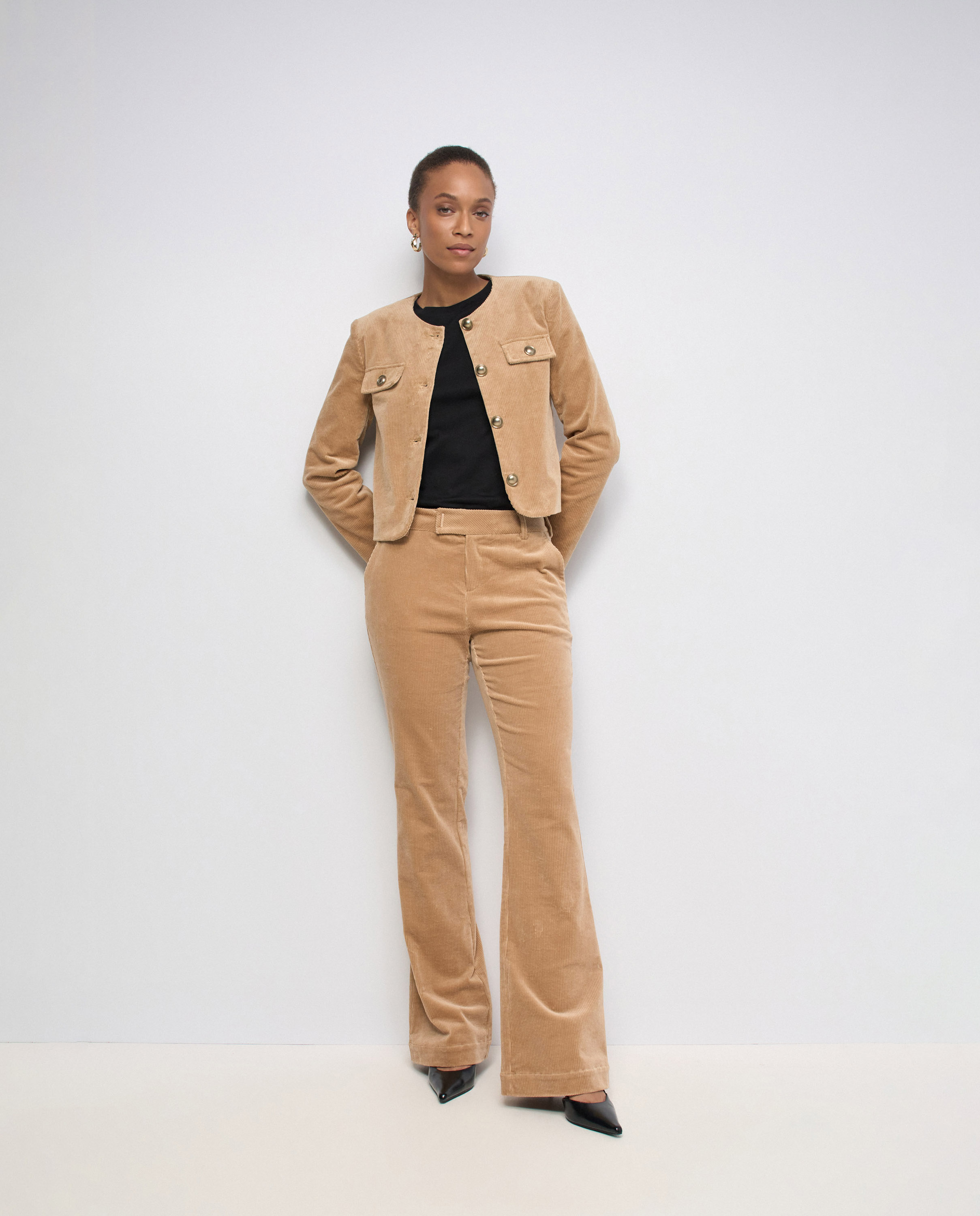 Chaqueta de pana de mujer - Salsa Jeans - Marrón Marrón-5