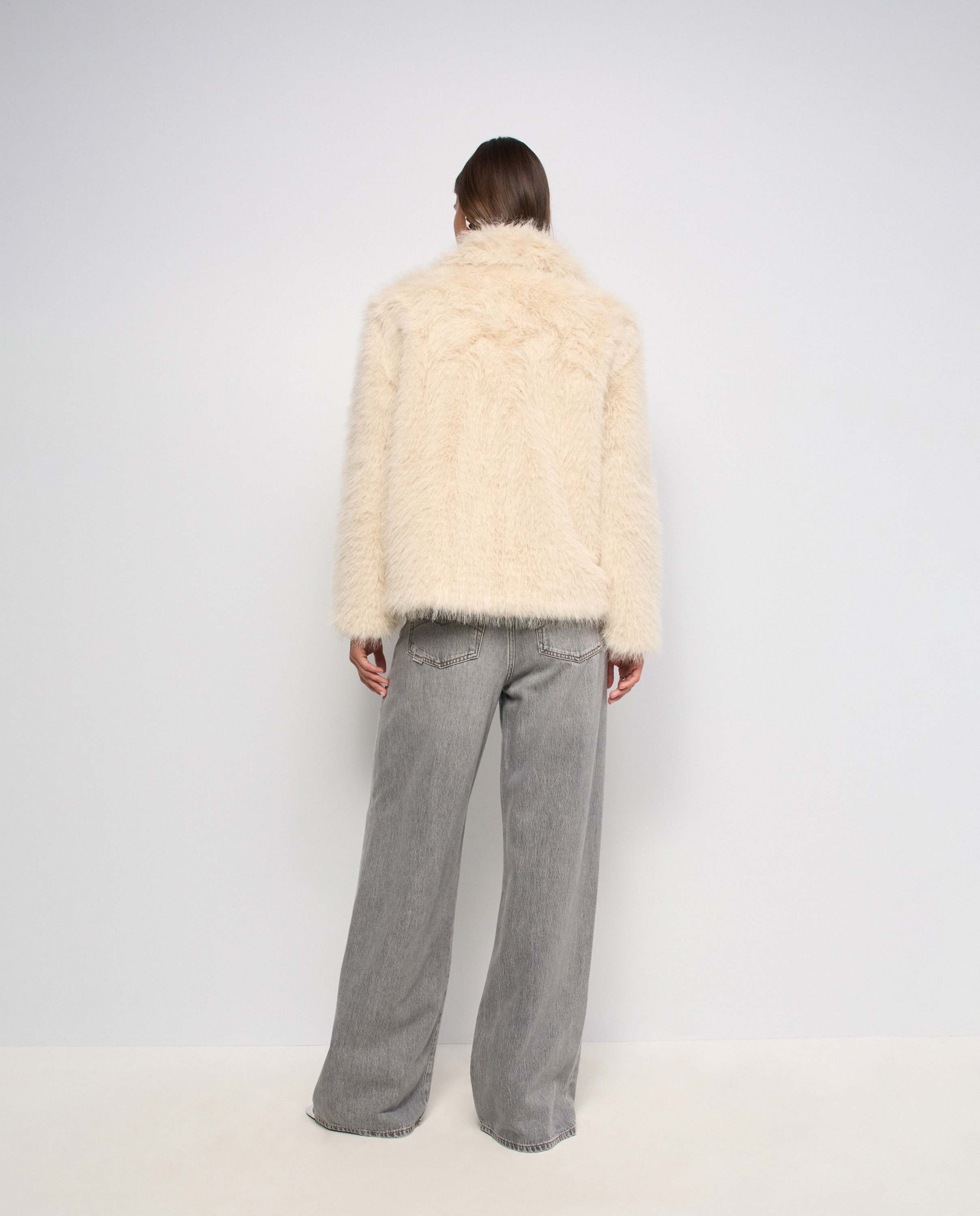 Imagen 3 de Abrigo de pelo de mujer - Salsa Jeans - Natural Natural