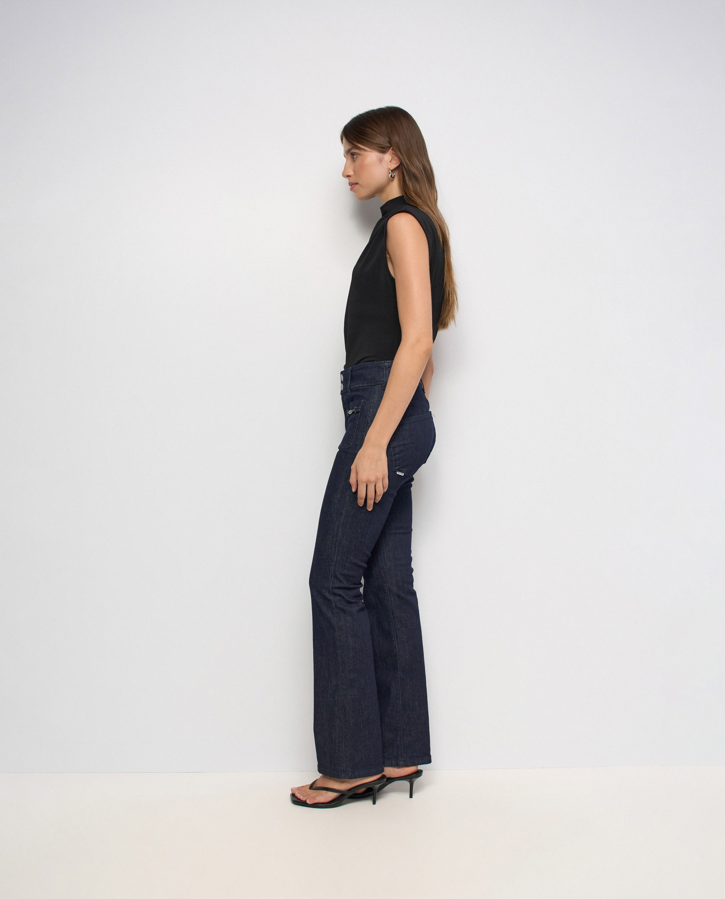 Vaqueros secret push in bootcut de mujer - Salsa Jeans - Azul Azul-2