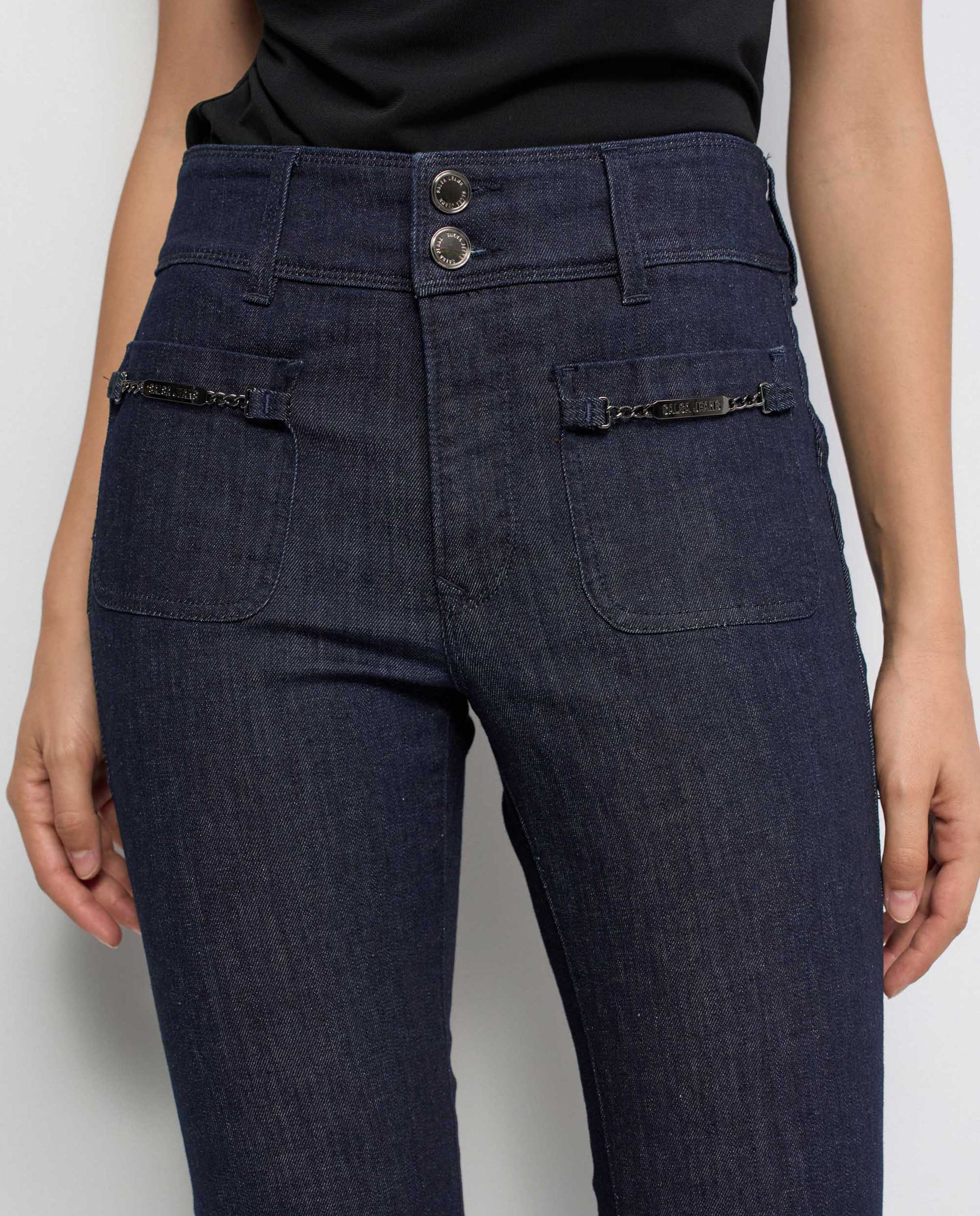 Vaqueros secret push in bootcut de mujer - Salsa Jeans - Azul Azul-4