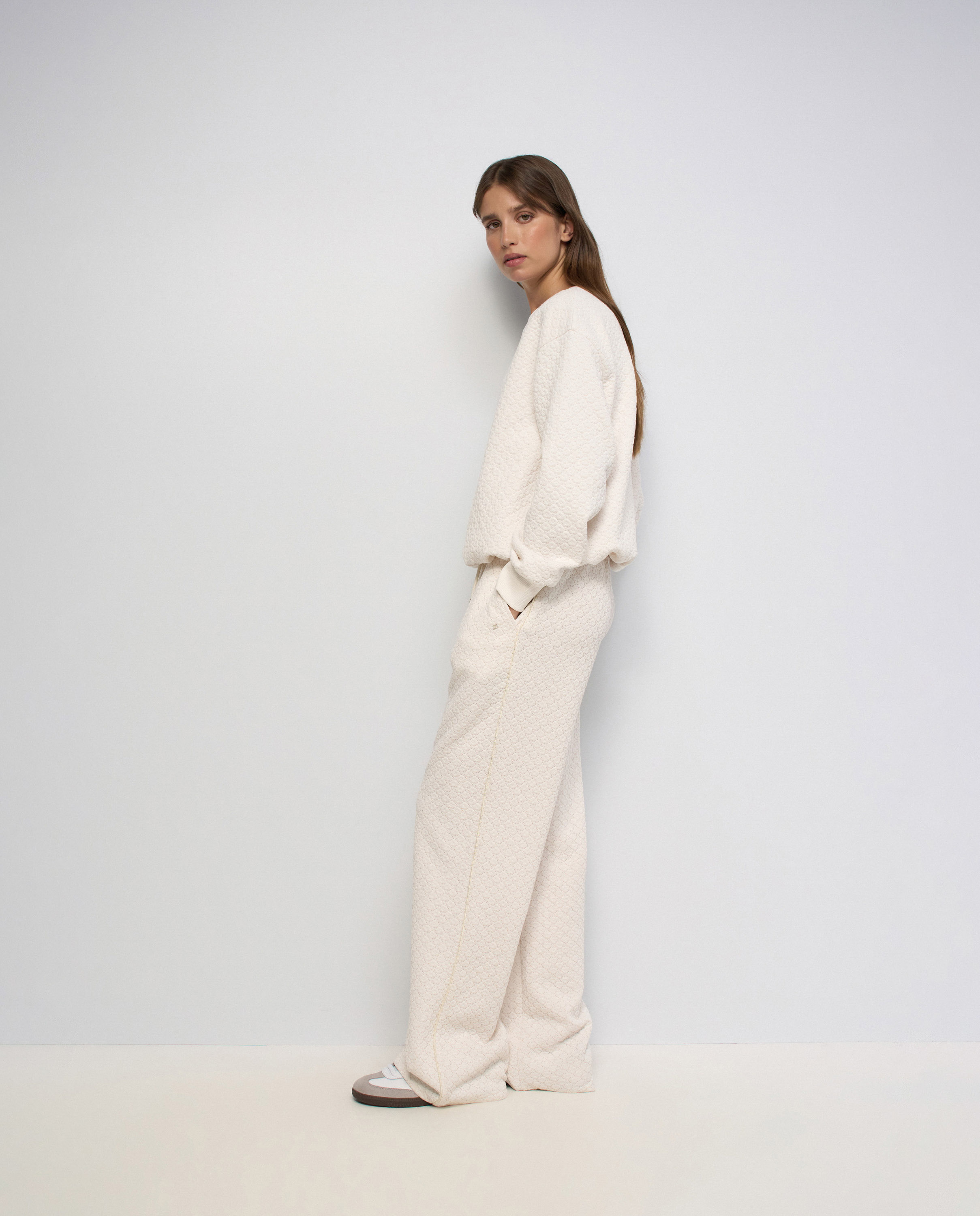 Pantalones jogger de punto de mujer - Salsa Jeans - Natural Natural-2
