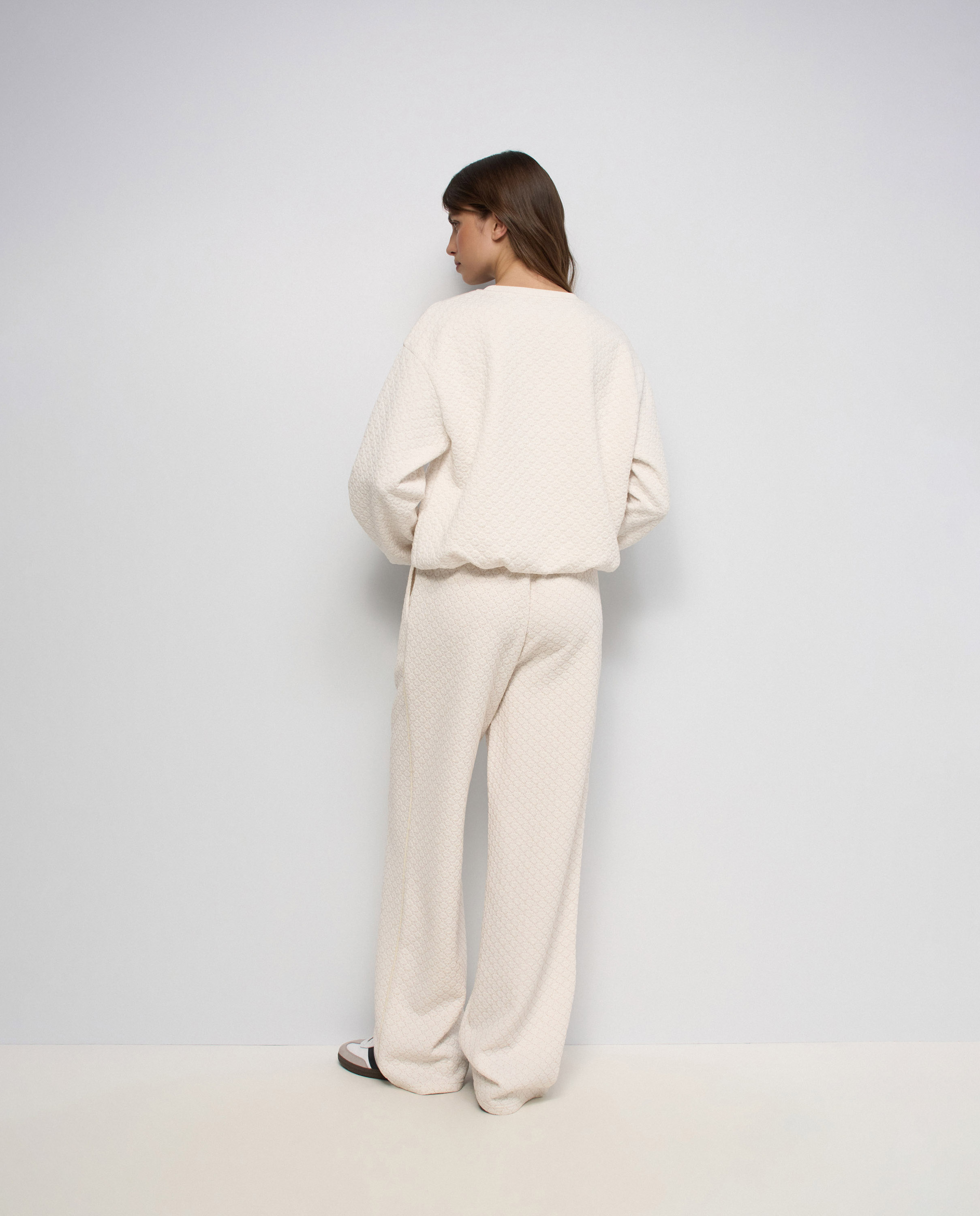 Pantalones jogger de punto de mujer - Salsa Jeans - Natural Natural-3