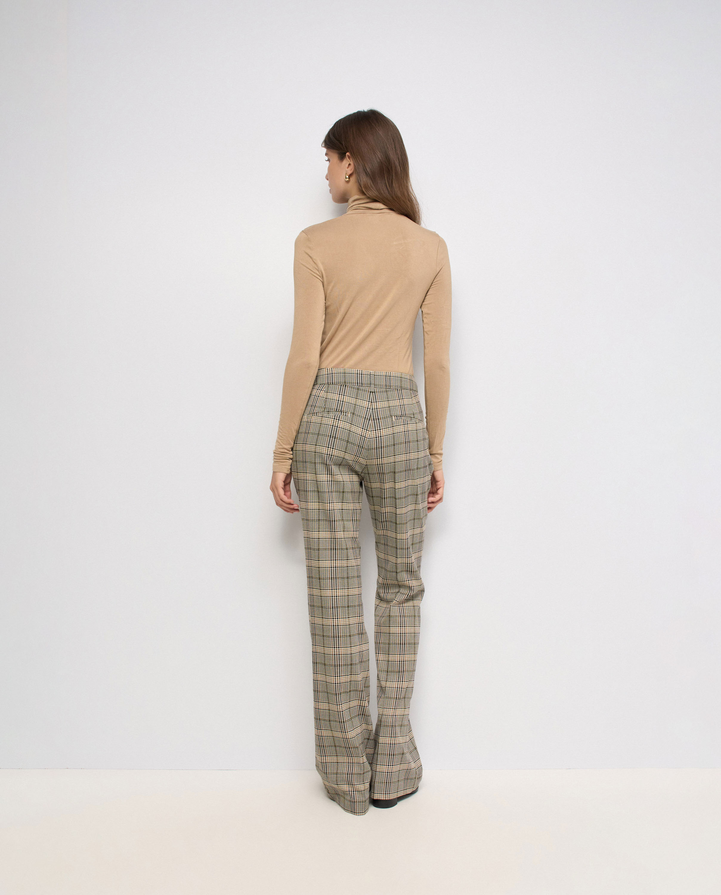 Pantalones chino de pana con pernera flare de mujer - Salsa Jeans - Marrón Marrón-3