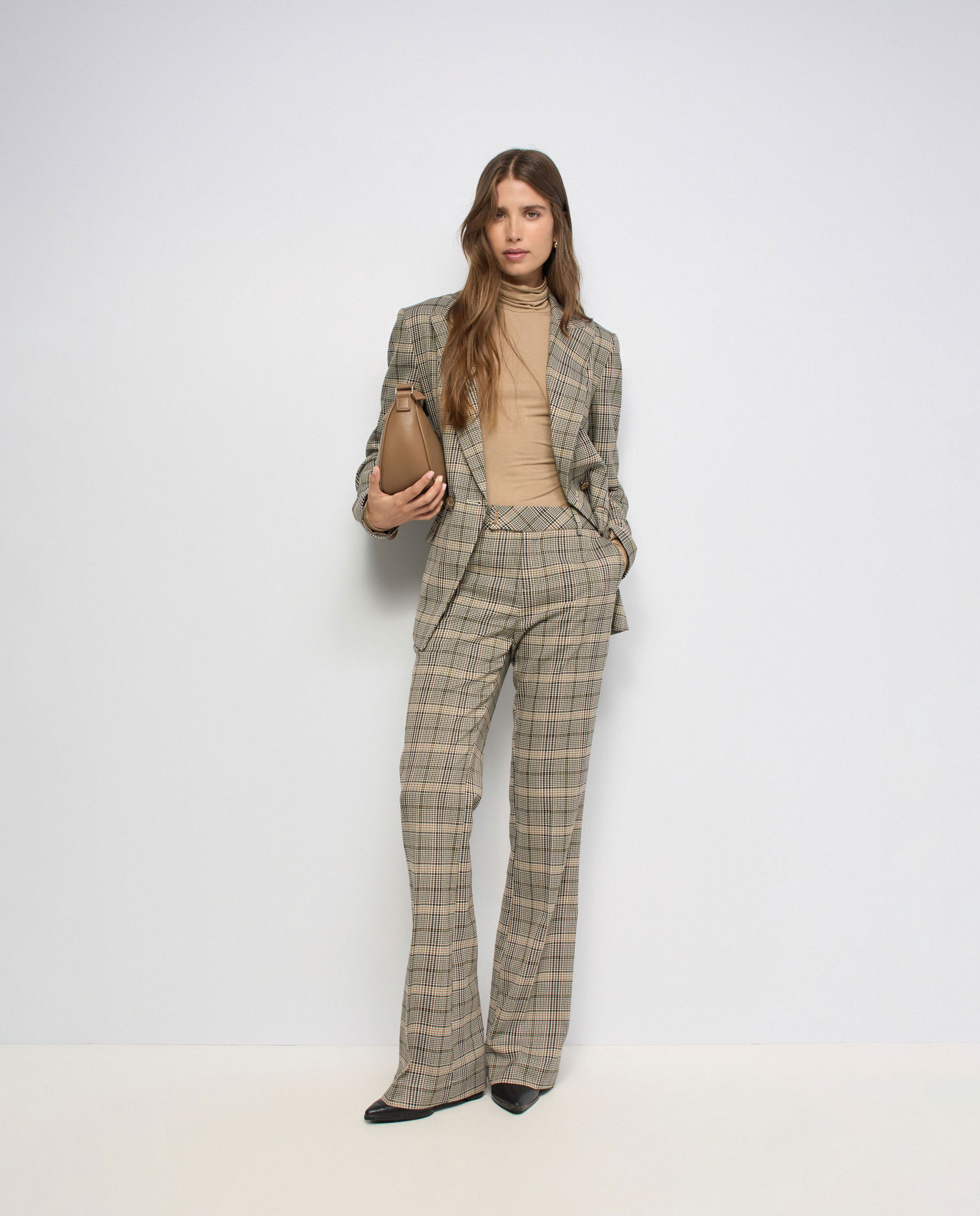 Pantalones chino de pana con pernera flare de mujer - Salsa Jeans - Marrón Marrón-5