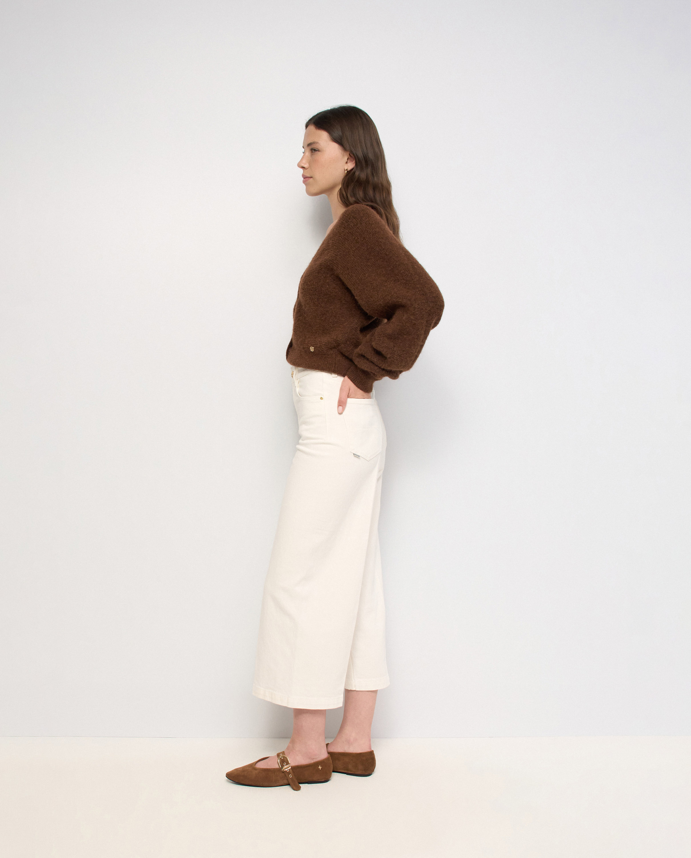 Vaqueros culotte de mujer - Salsa Jeans - Natural Natural-2