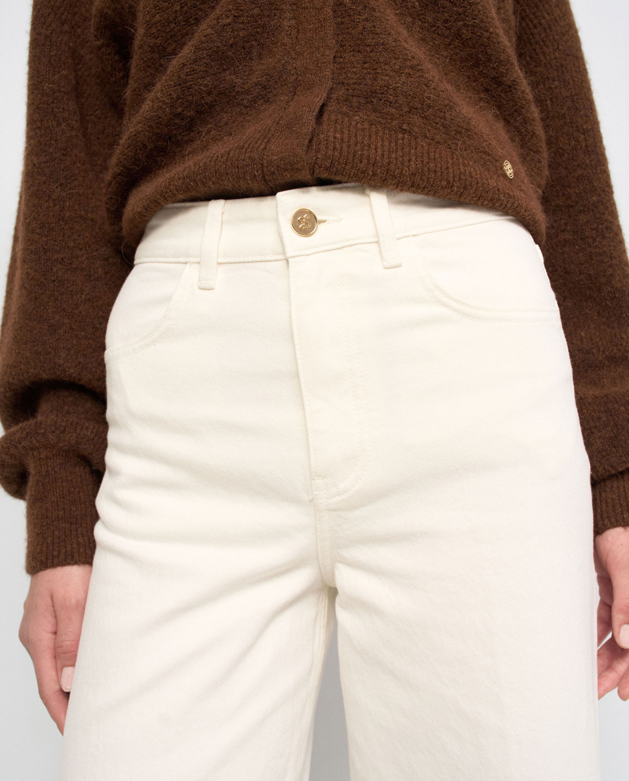 Vaqueros culotte de mujer - Salsa Jeans - Natural Natural-4