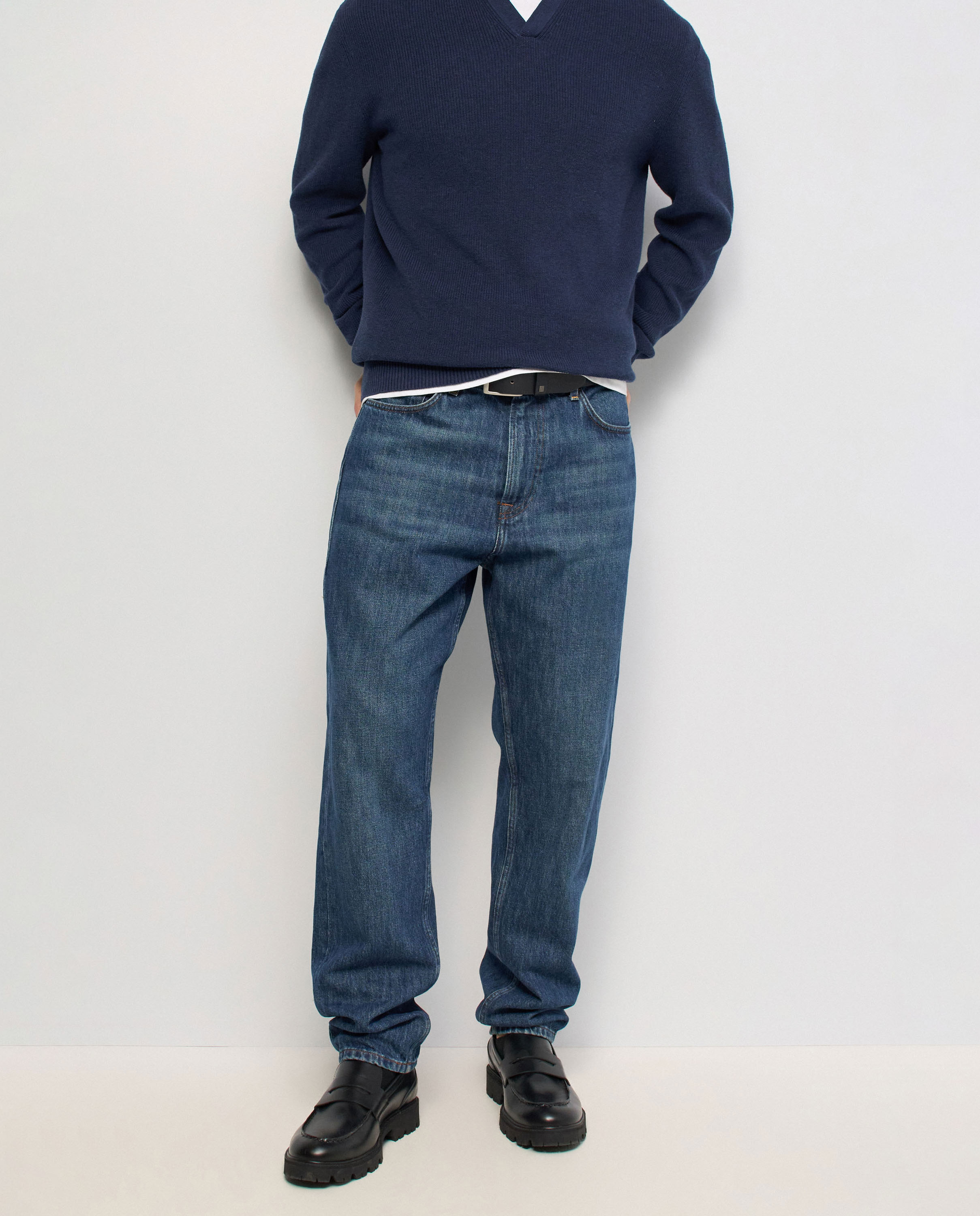 Vaqueros relaxed fit de hombre - Salsa Jeans - Azul Azul-5