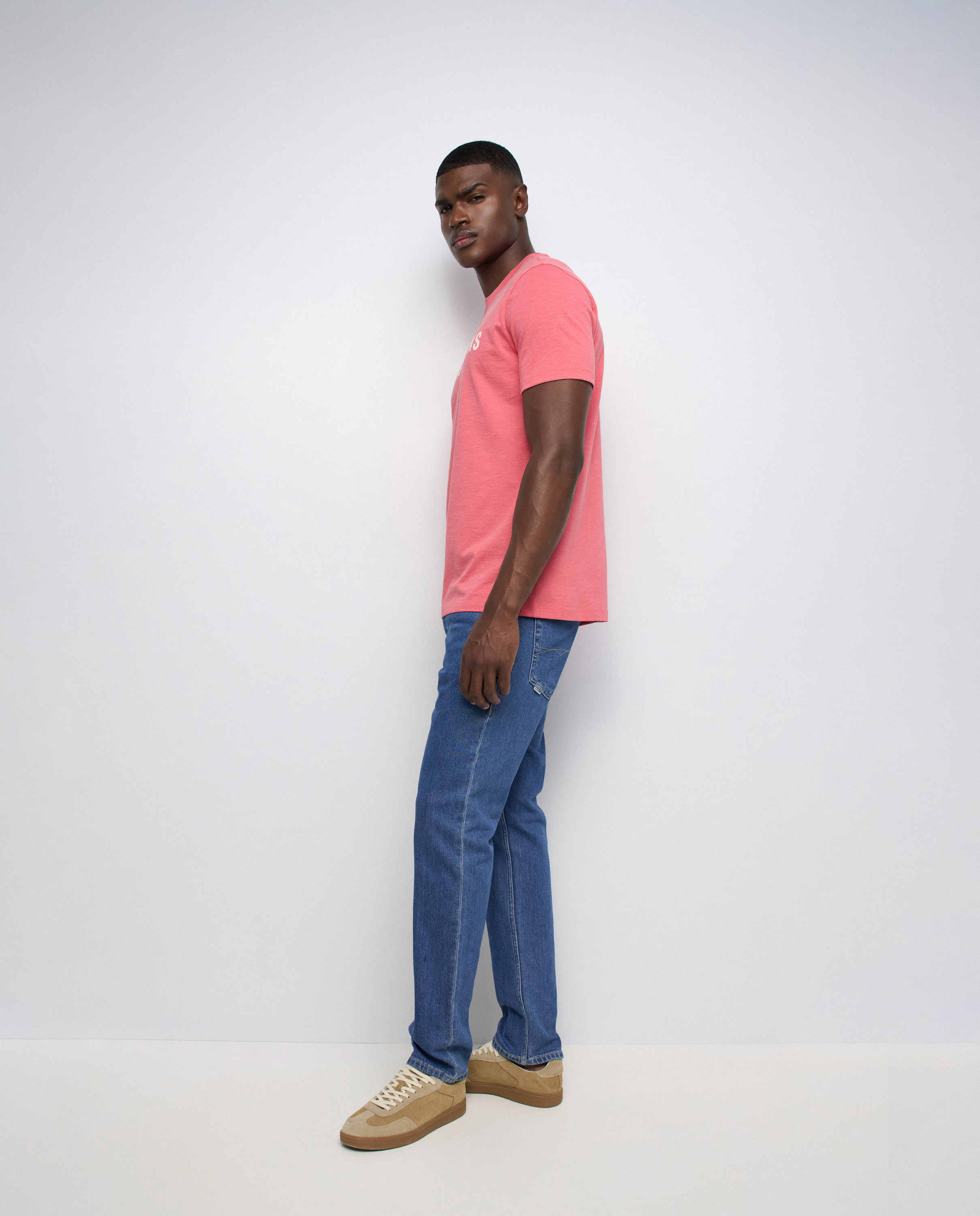 Camiseta con branding de hombre - Salsa Jeans - Rojo Rojo-2