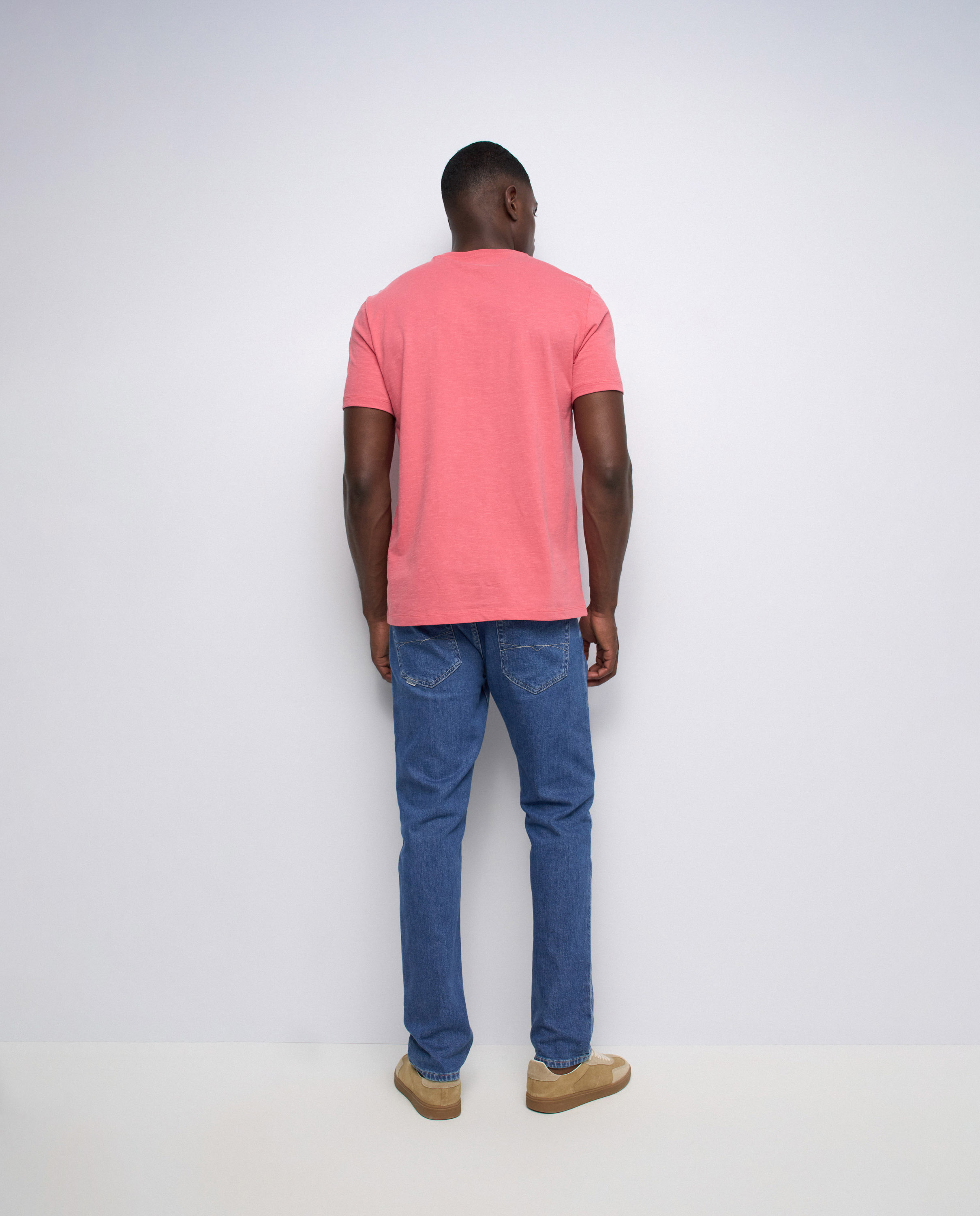 Camiseta con branding de hombre - Salsa Jeans - Rojo Rojo-3