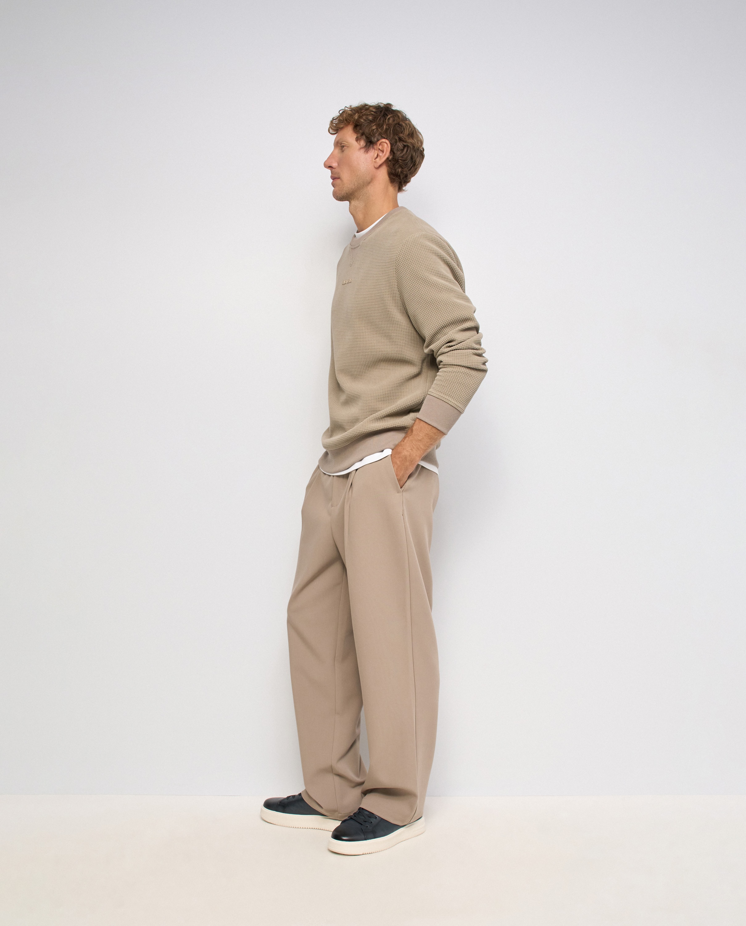 Sudadera texturizada de hombre - Salsa Jeans - Natural Natural-2