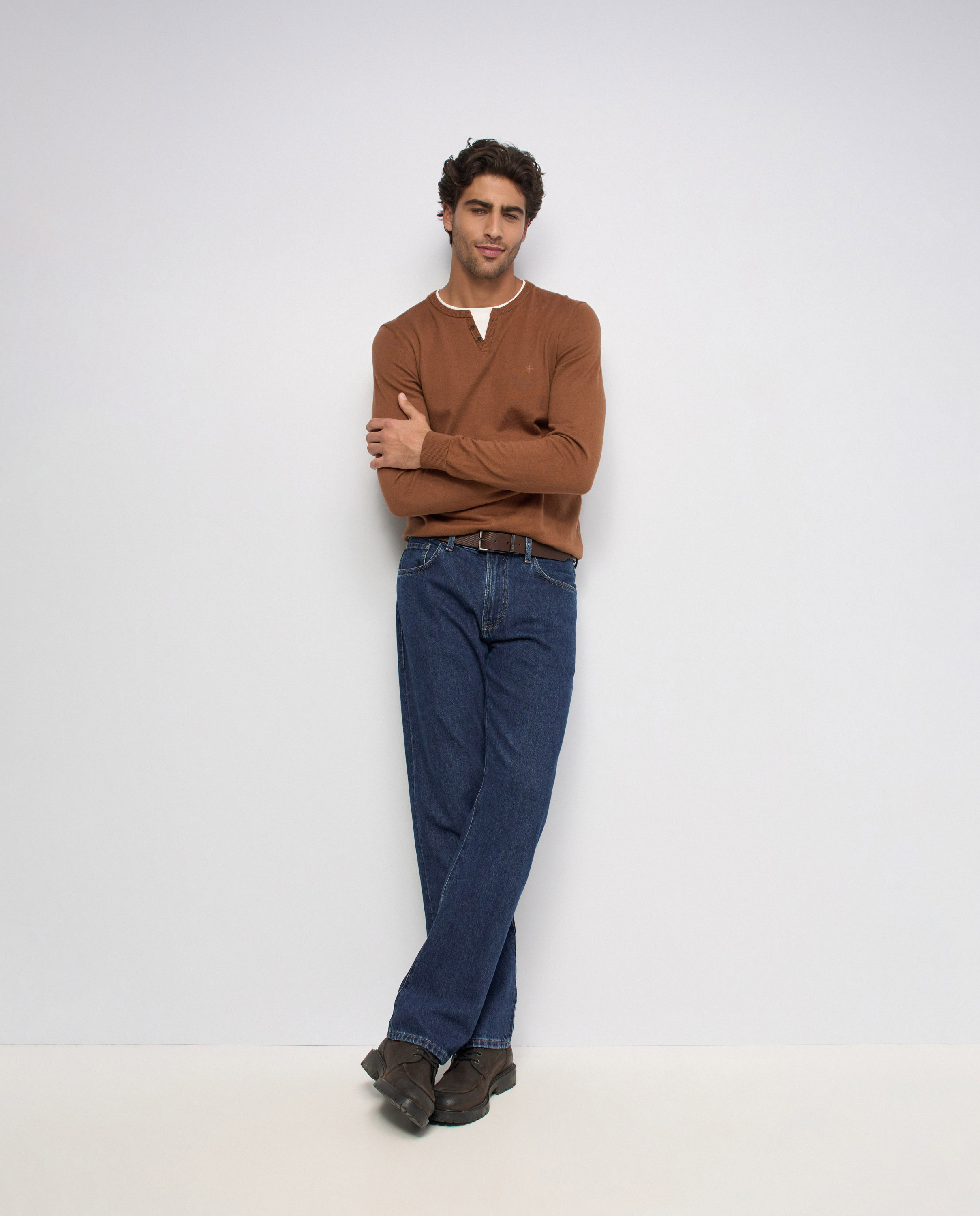 Jersey de punto de hombre - Salsa Jeans - Marrón Marrón-5