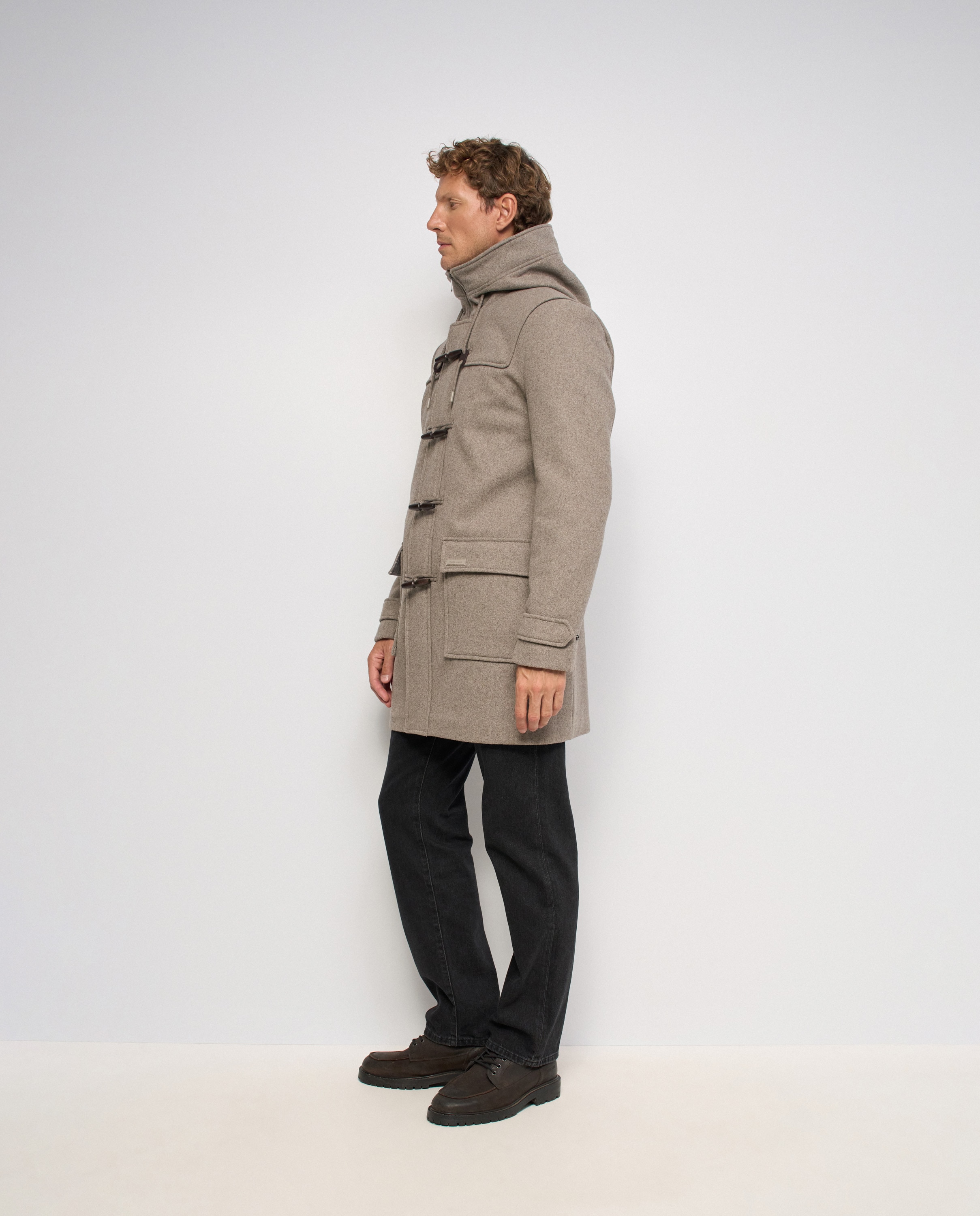 Abrigo canadiana con lana de hombre - Salsa Jeans - Natural Natural-2