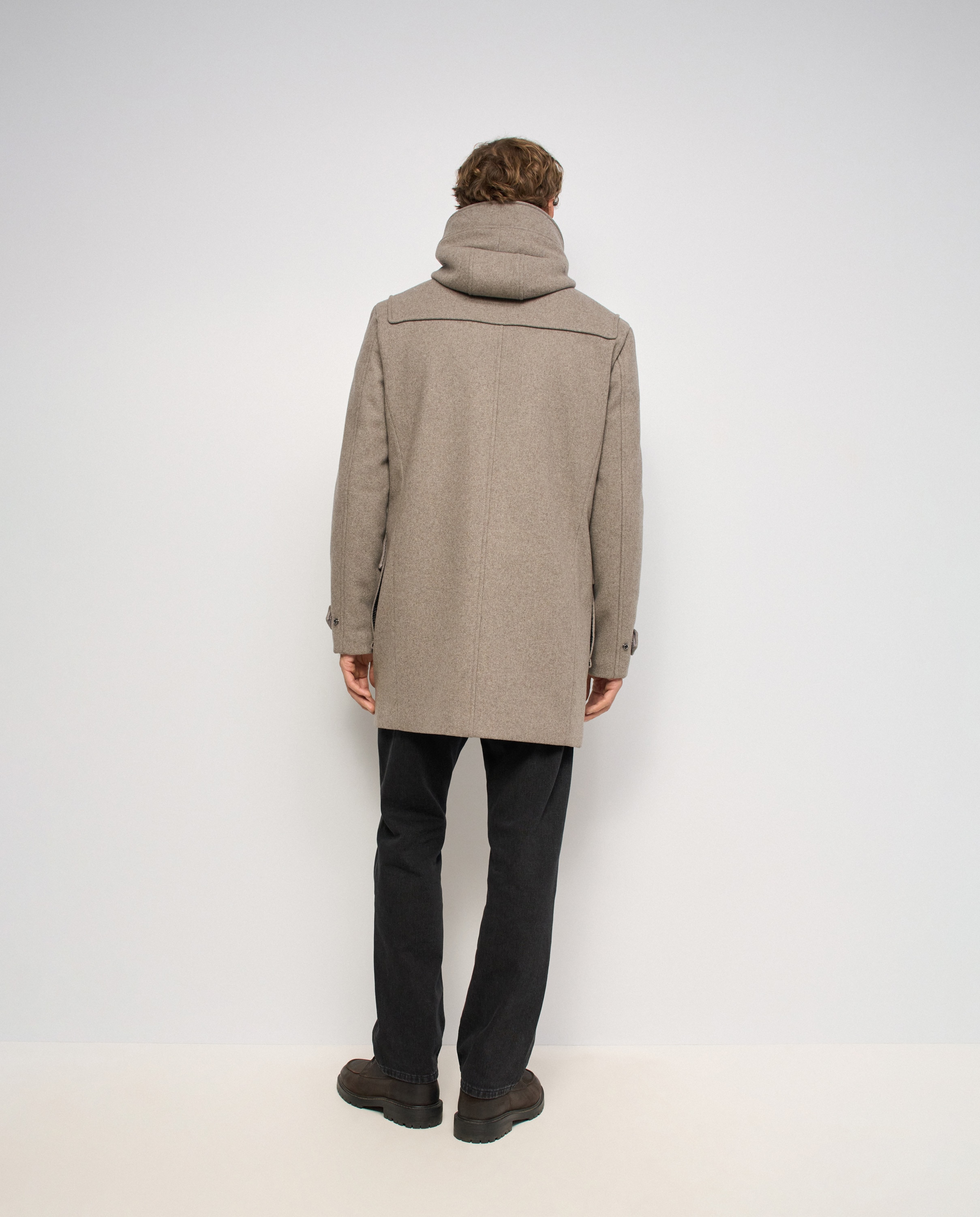 Abrigo canadiana con lana de hombre - Salsa Jeans - Natural Natural-3