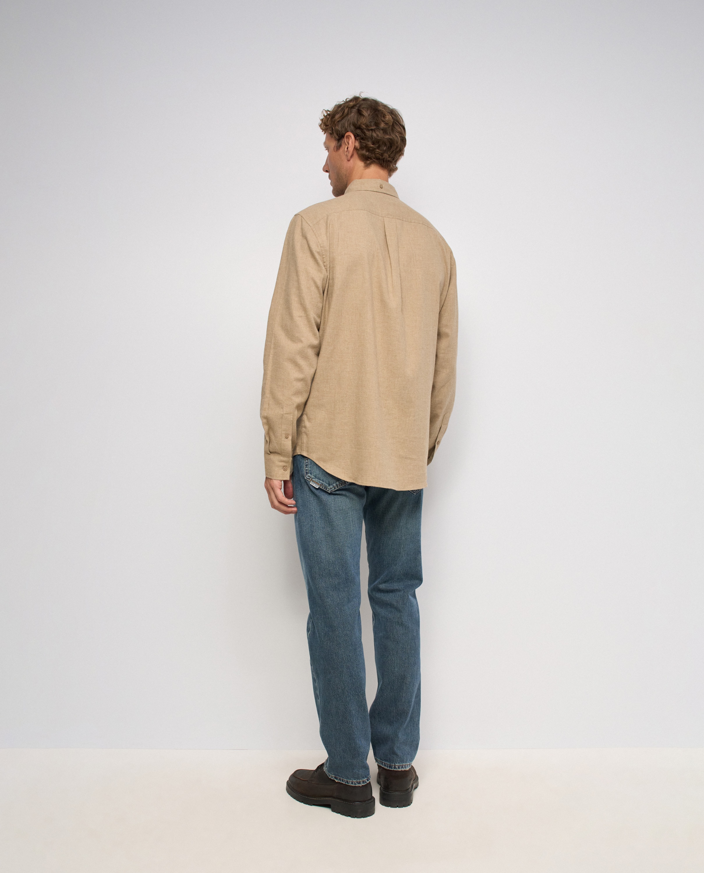 Camisa con bolsillo en el pecho de hombre - Salsa Jeans - Natural Natural-3