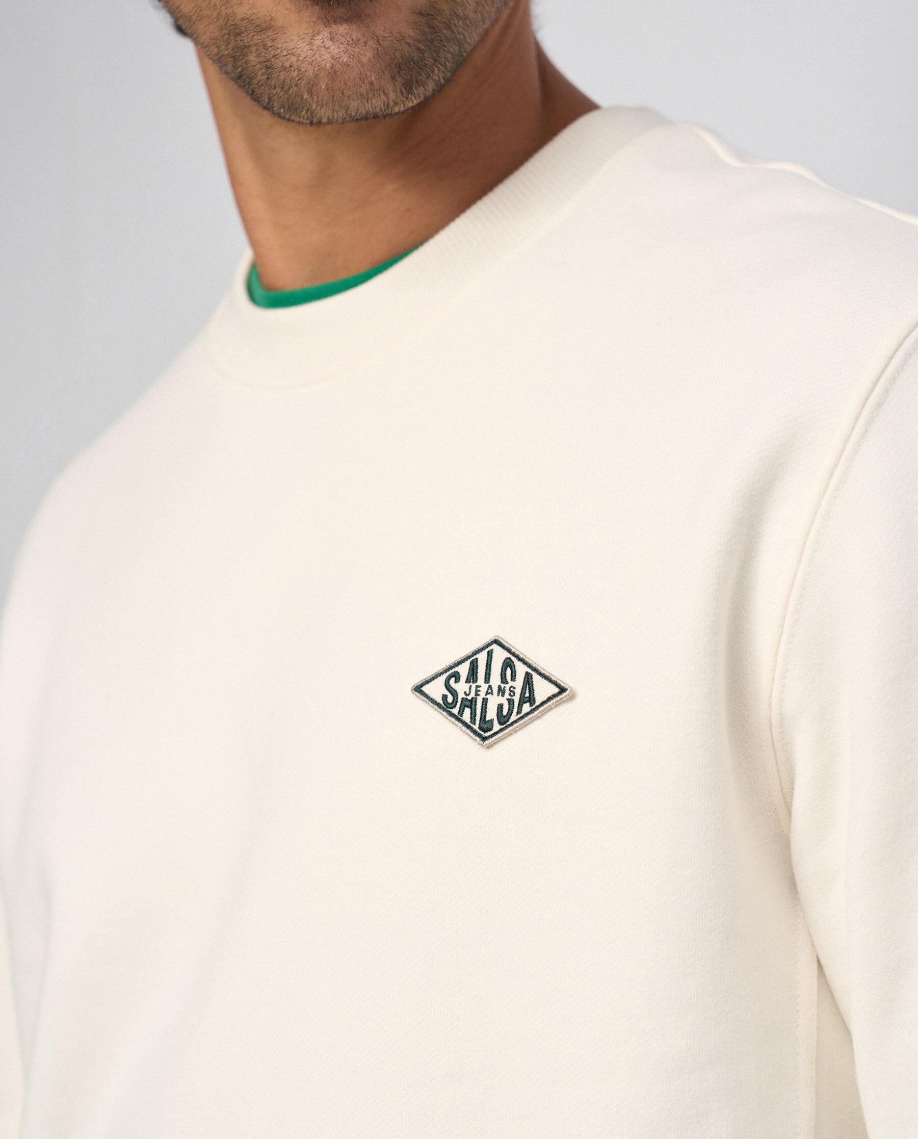 Imagen 4 de Sudadera con capucha de hombre - Salsa Jeans - Natural Natural