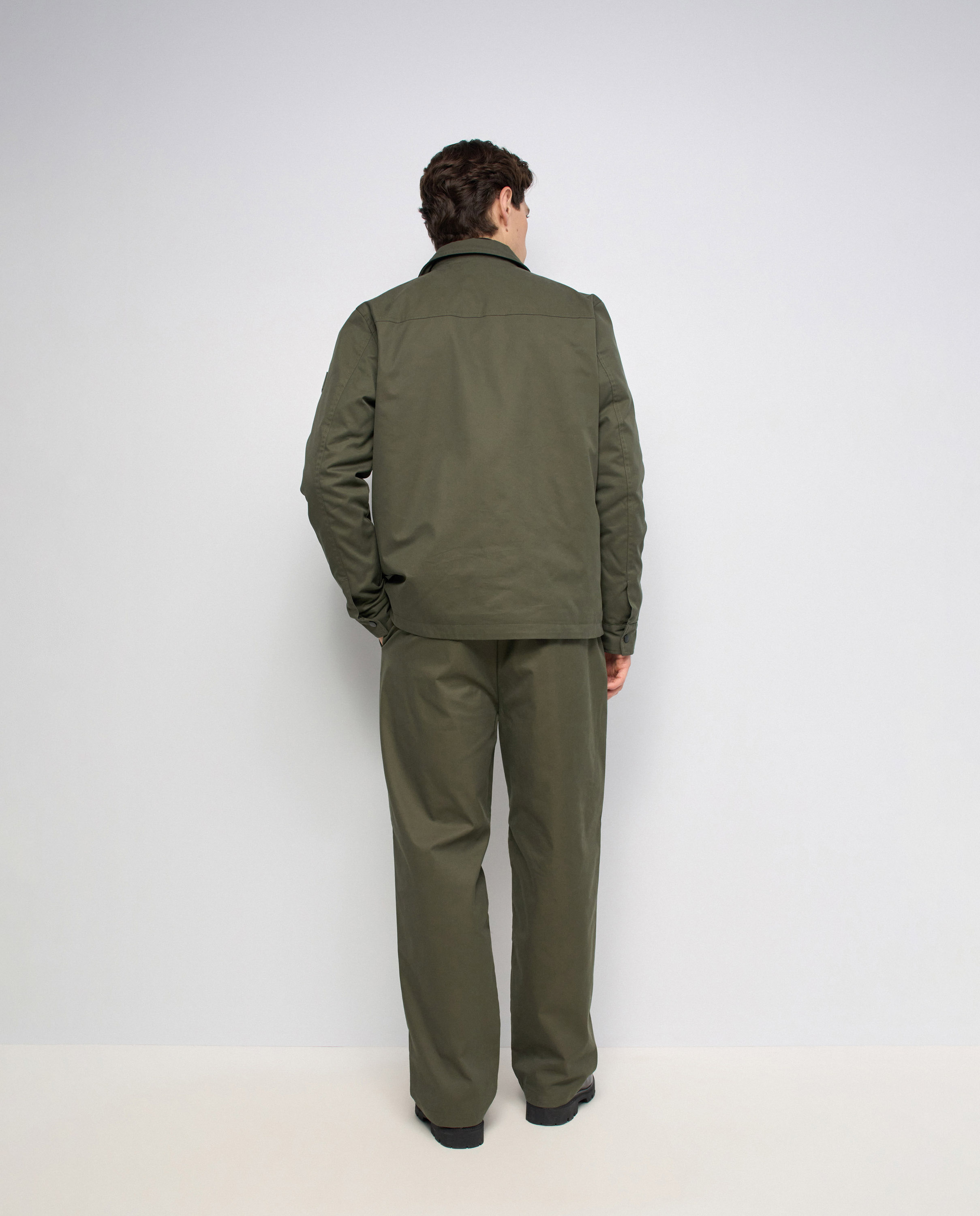 Sobrecamisa regular fit de hombre - Salsa Jeans - Verde Verde-3