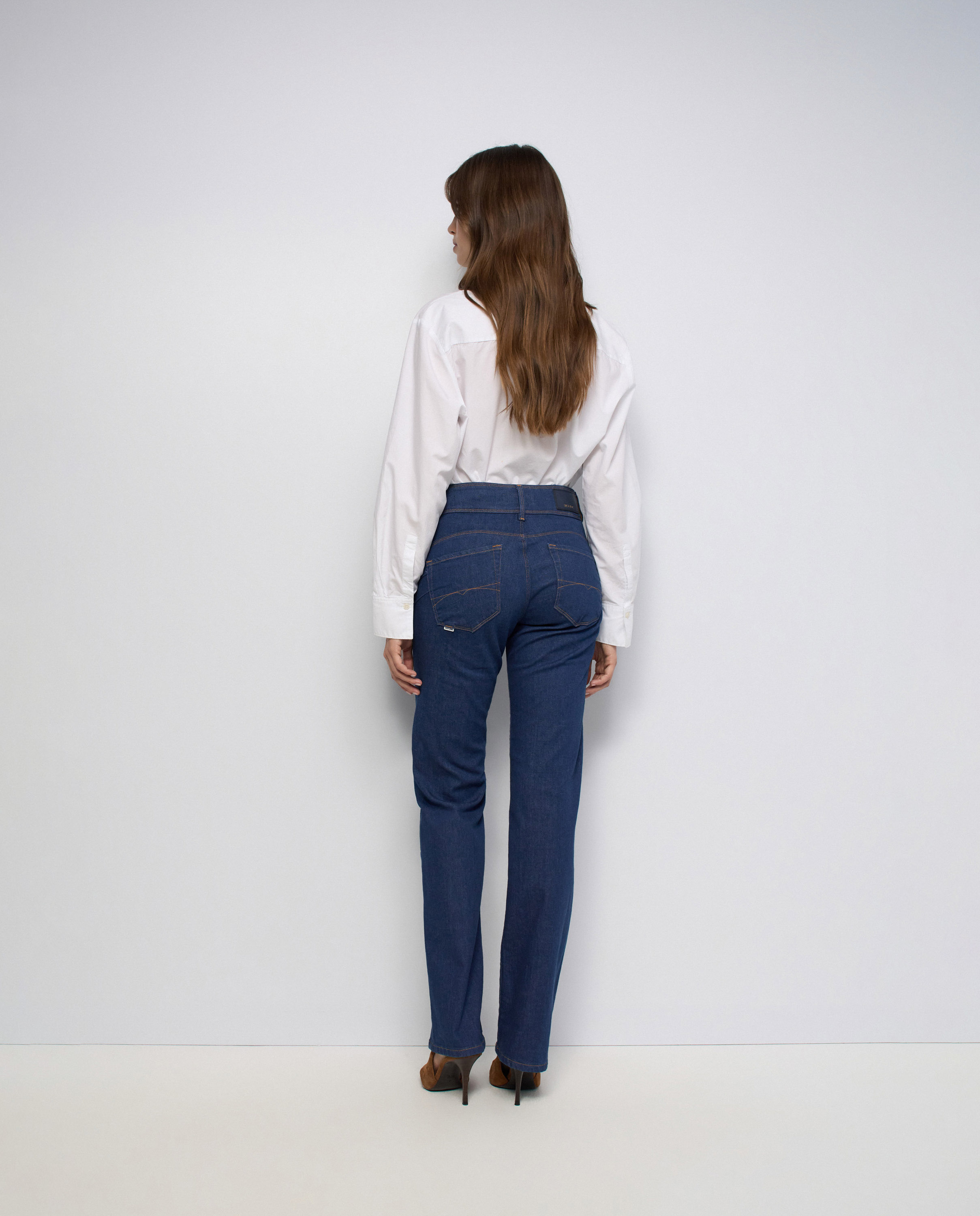 Vaqueros secret push in straight de mujer - Salsa Jeans - Azul Azul-3