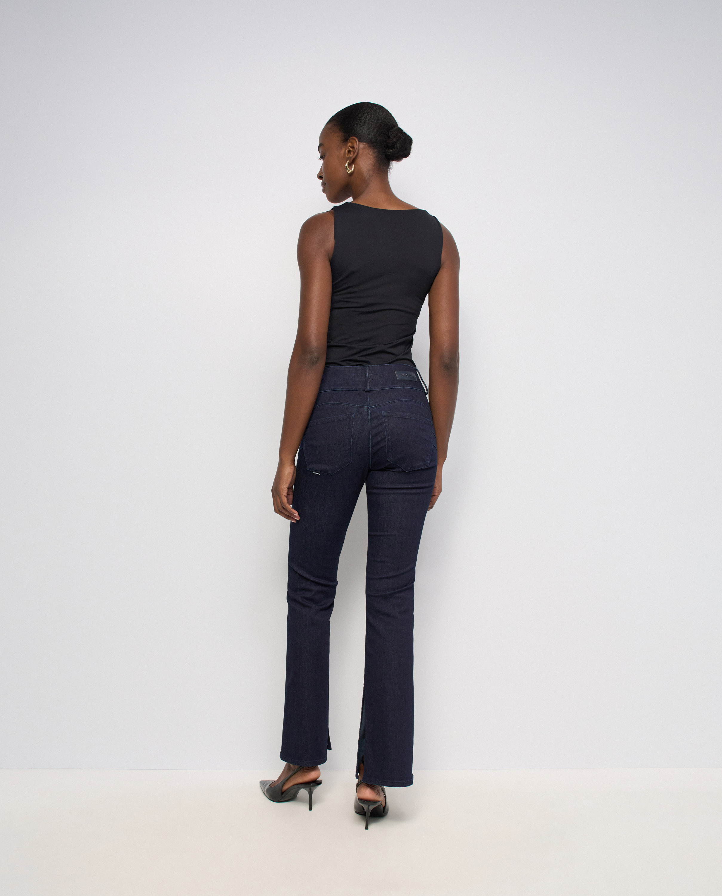 Secret silhouette push in bootcut de mujer - Salsa Jeans - Azul Azul-3