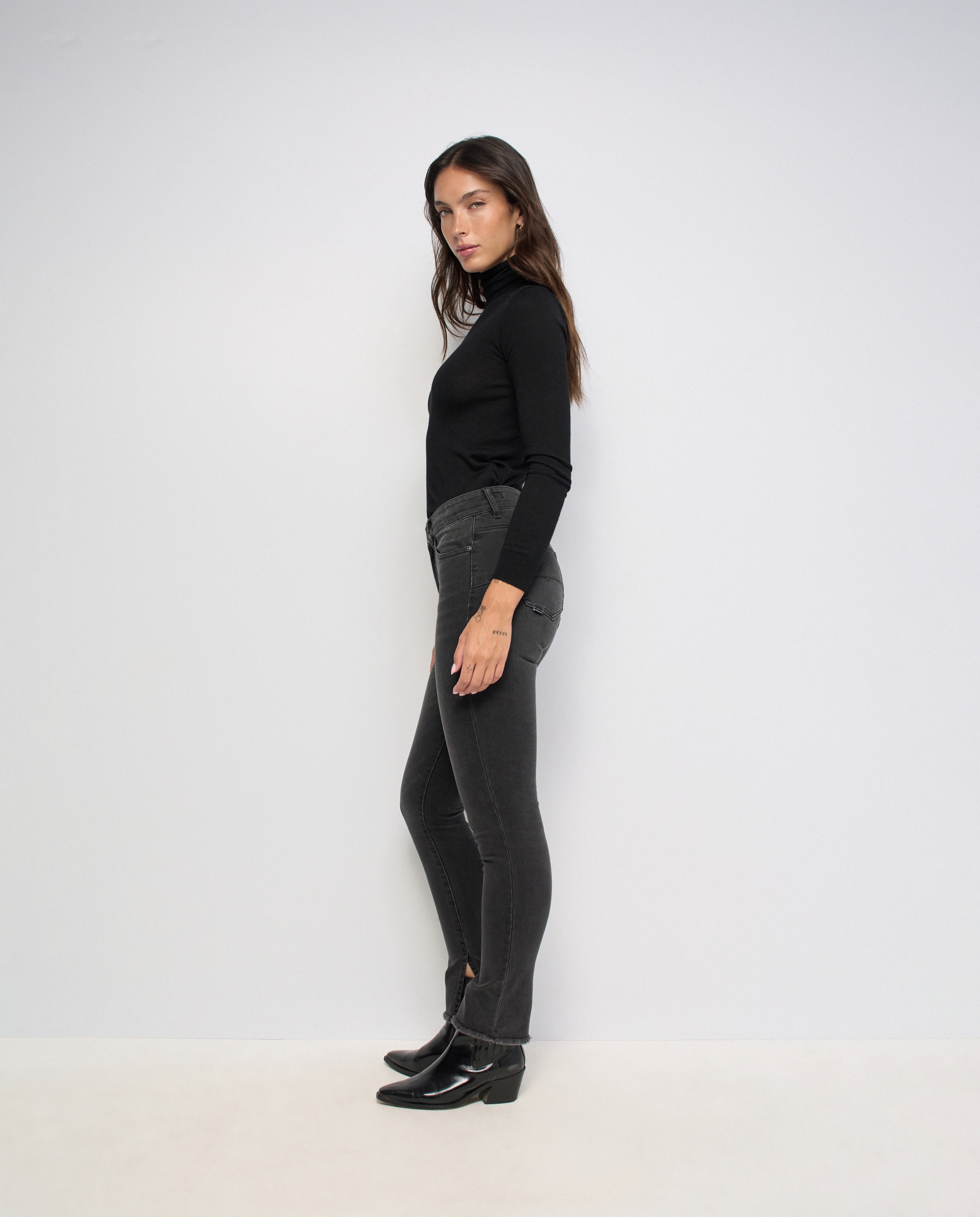 Vaqueros destiny push up skinny de mujer - Salsa Jeans - Negro Negro-2